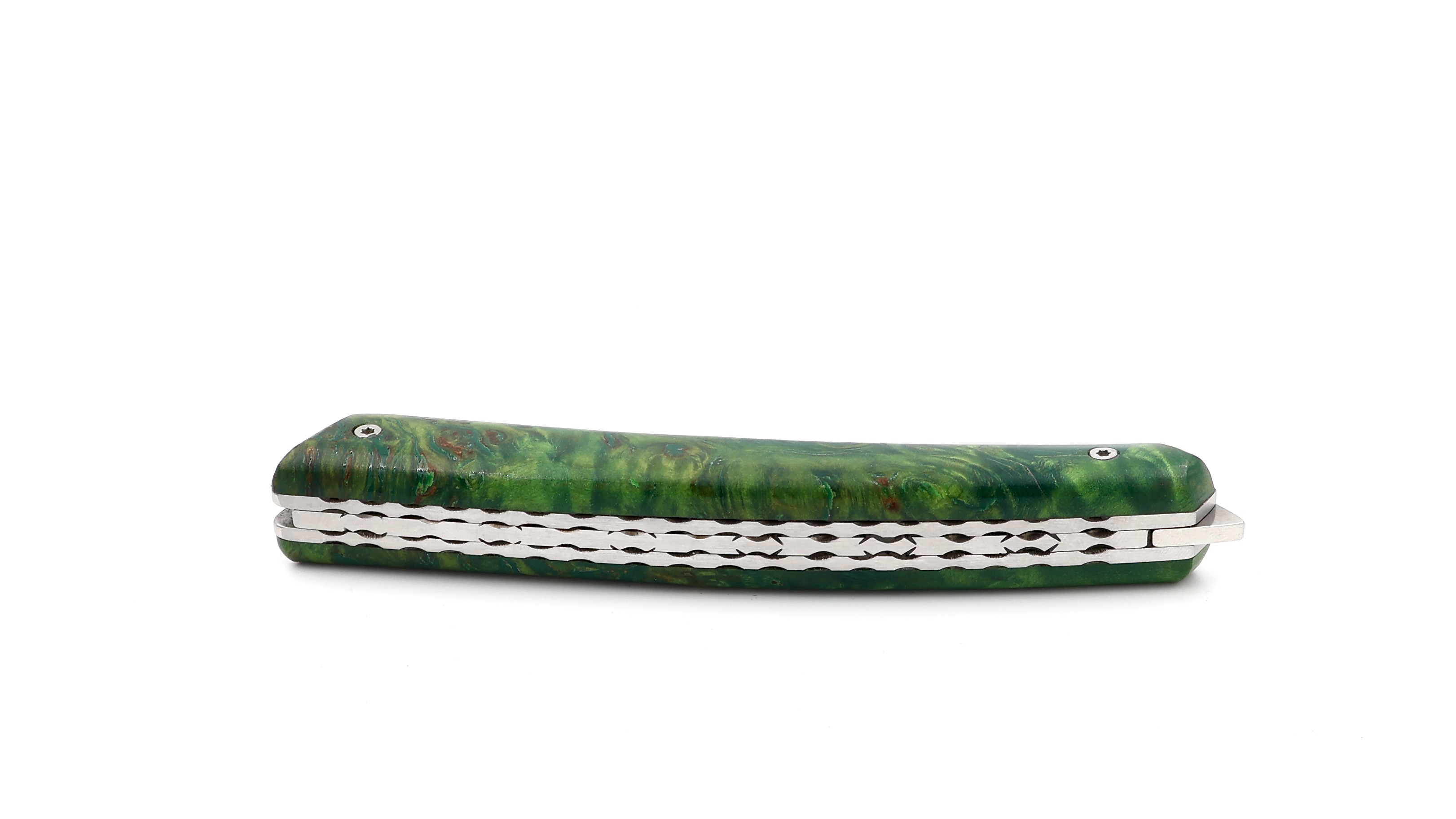 Claude DOZORME Thiers VERROU poplar damascus blade