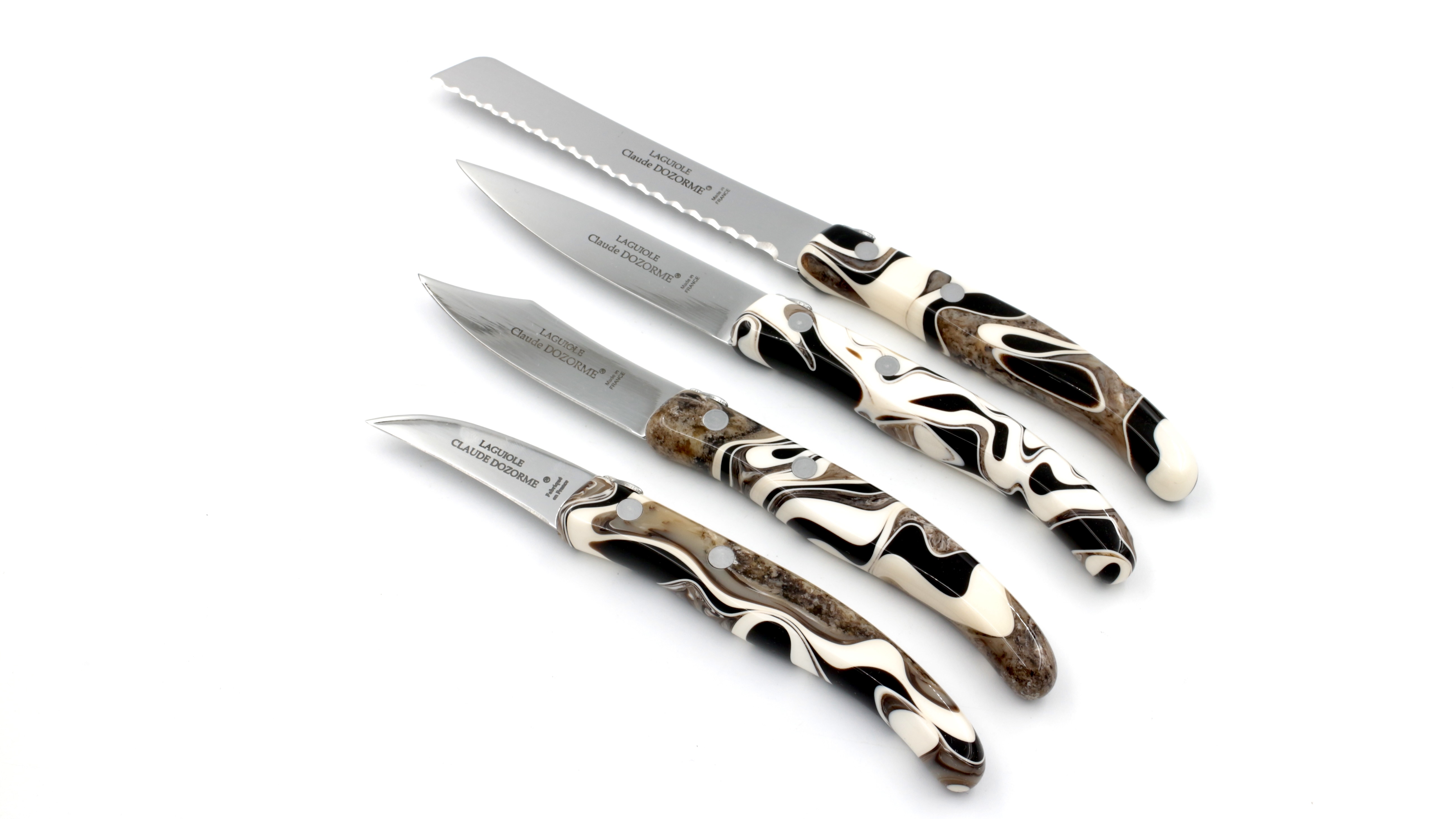 Claude DOZORME BERLINGOT kleines Küchenmesser Set 4-tlg. 