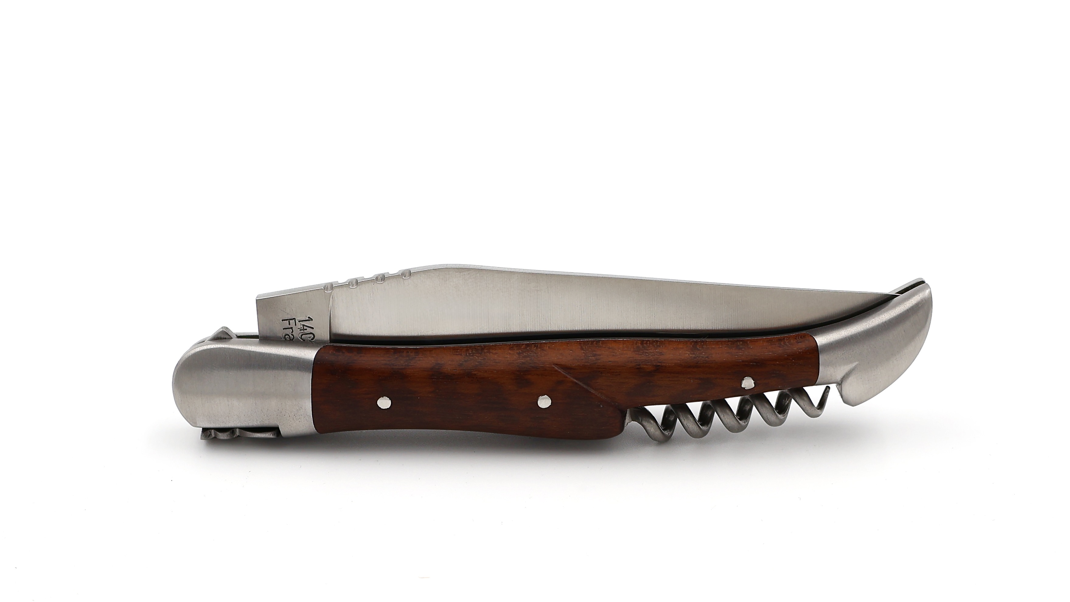 Honoré Durand Laguiole Prestige Amourette matt 12 cm mit Korkenzieher