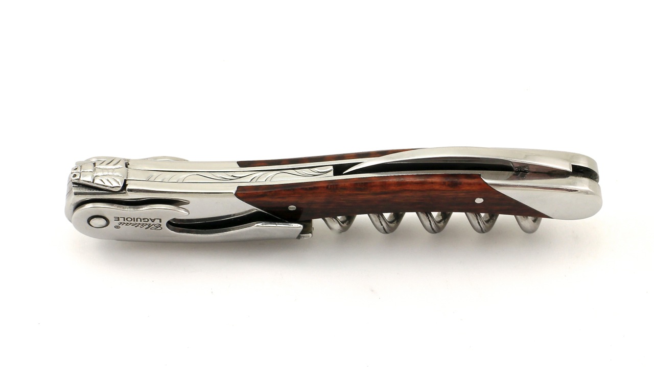 Château Laguiole wine openerGRAND CRU amourette/snakewood