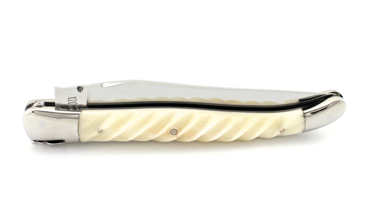 Laguiole en Aubrac Torsadé Knochen 12 cm