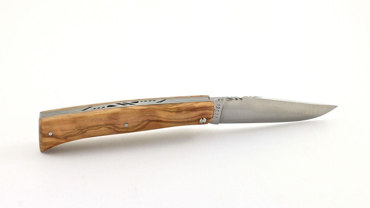 AU SABOT ALPIN snowflake olive wood full handle