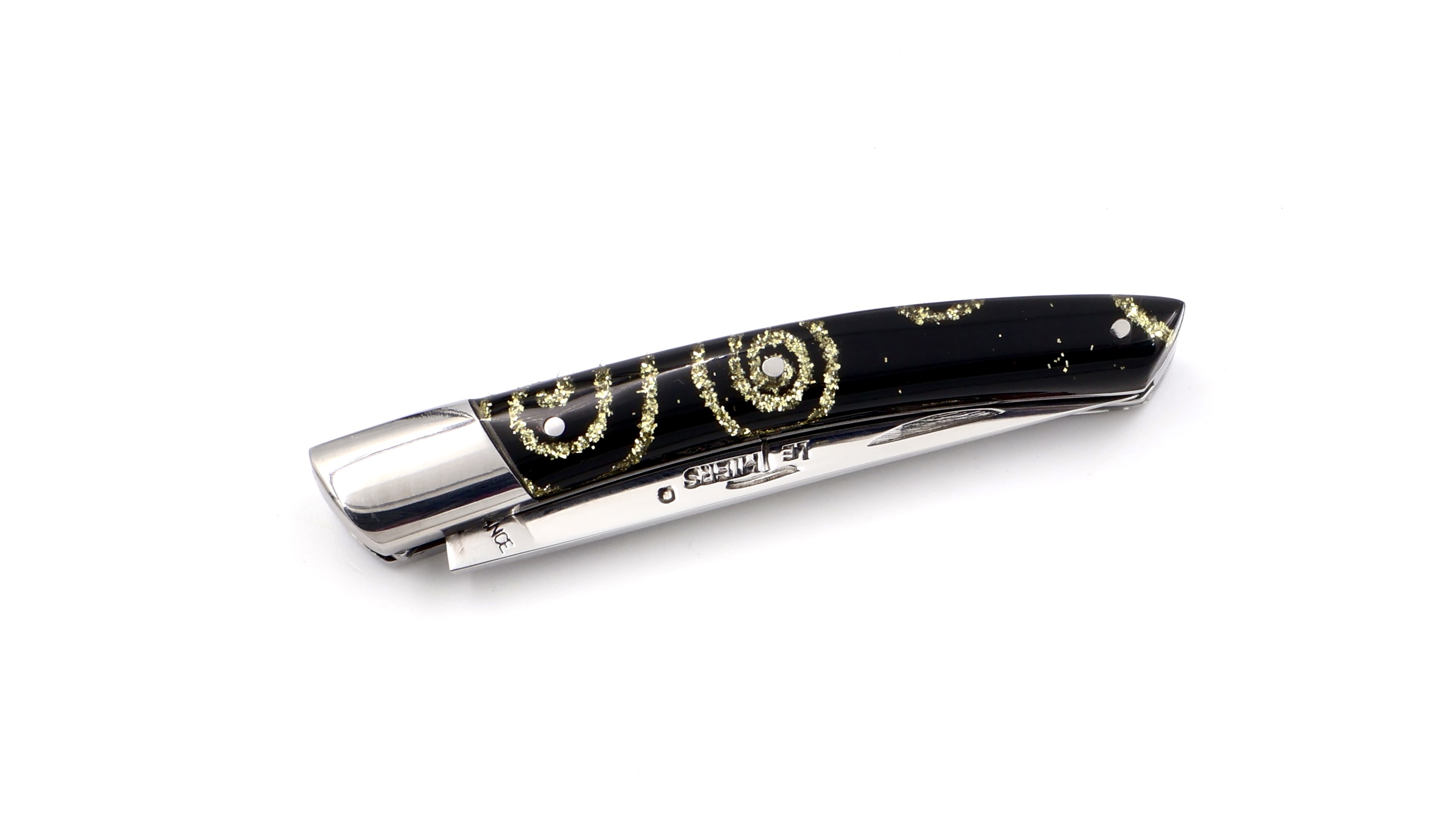 AU SABOT THIERS knife 10 cm pailettes