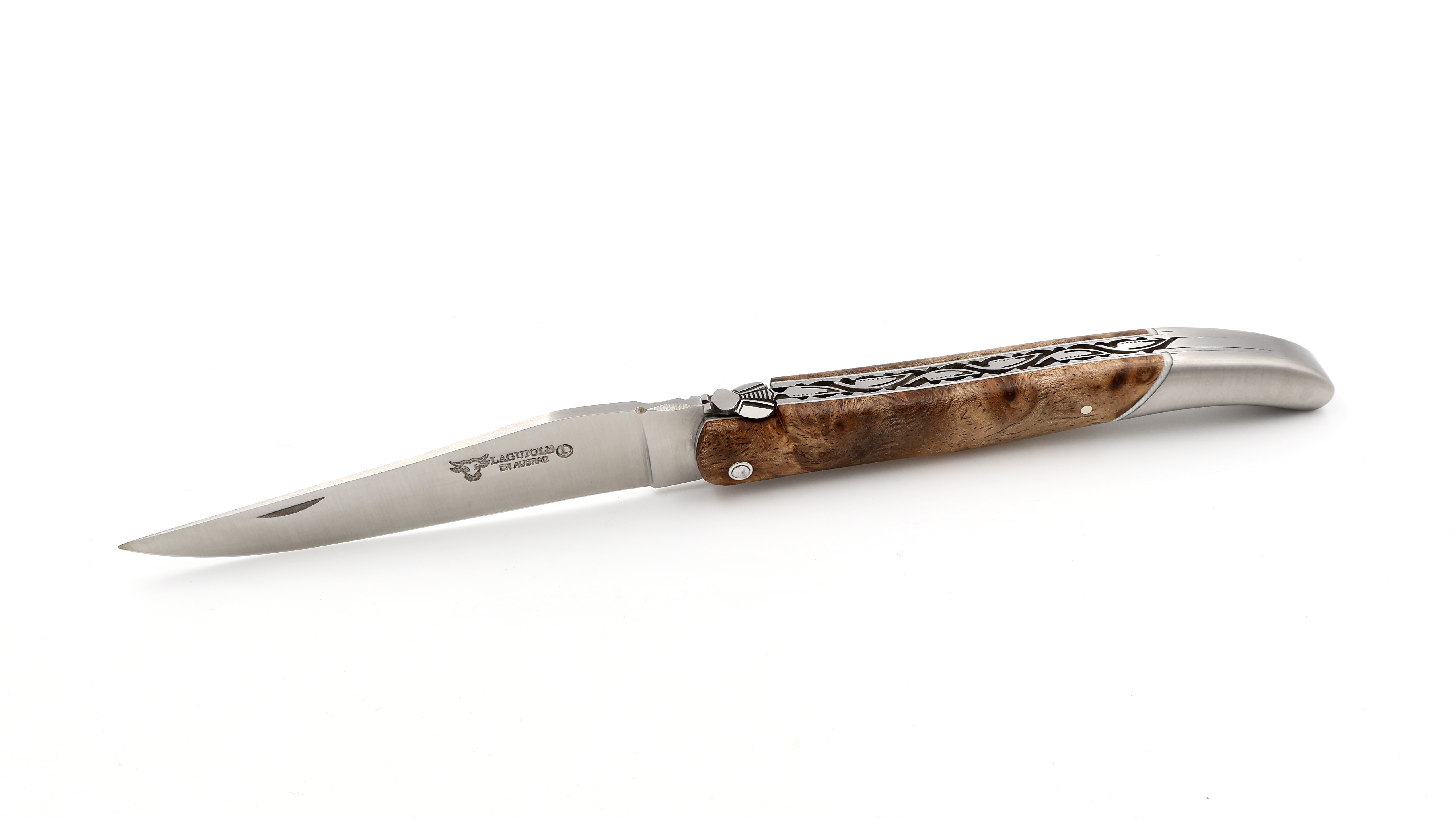 Laguiole en Aubrac Laguiole knife Albizia Burlwood