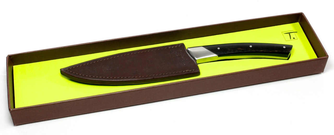 Kochmesser-klein-Ebenholz Chambriard Thiers boning knife 13 cm TG6 Ebony Grands Gourmets