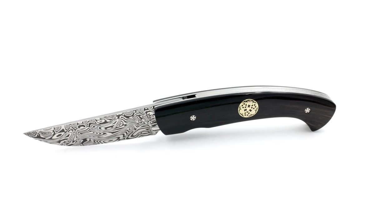 MANU LAPLACE 1515 Paris buffalohorn tip damascus