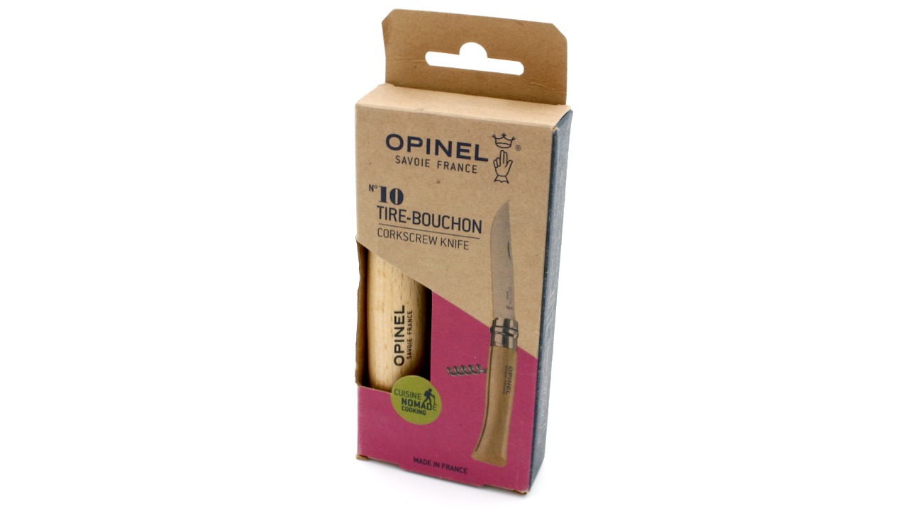 OPINEL Messer Buche mit Korkenzieher No 10