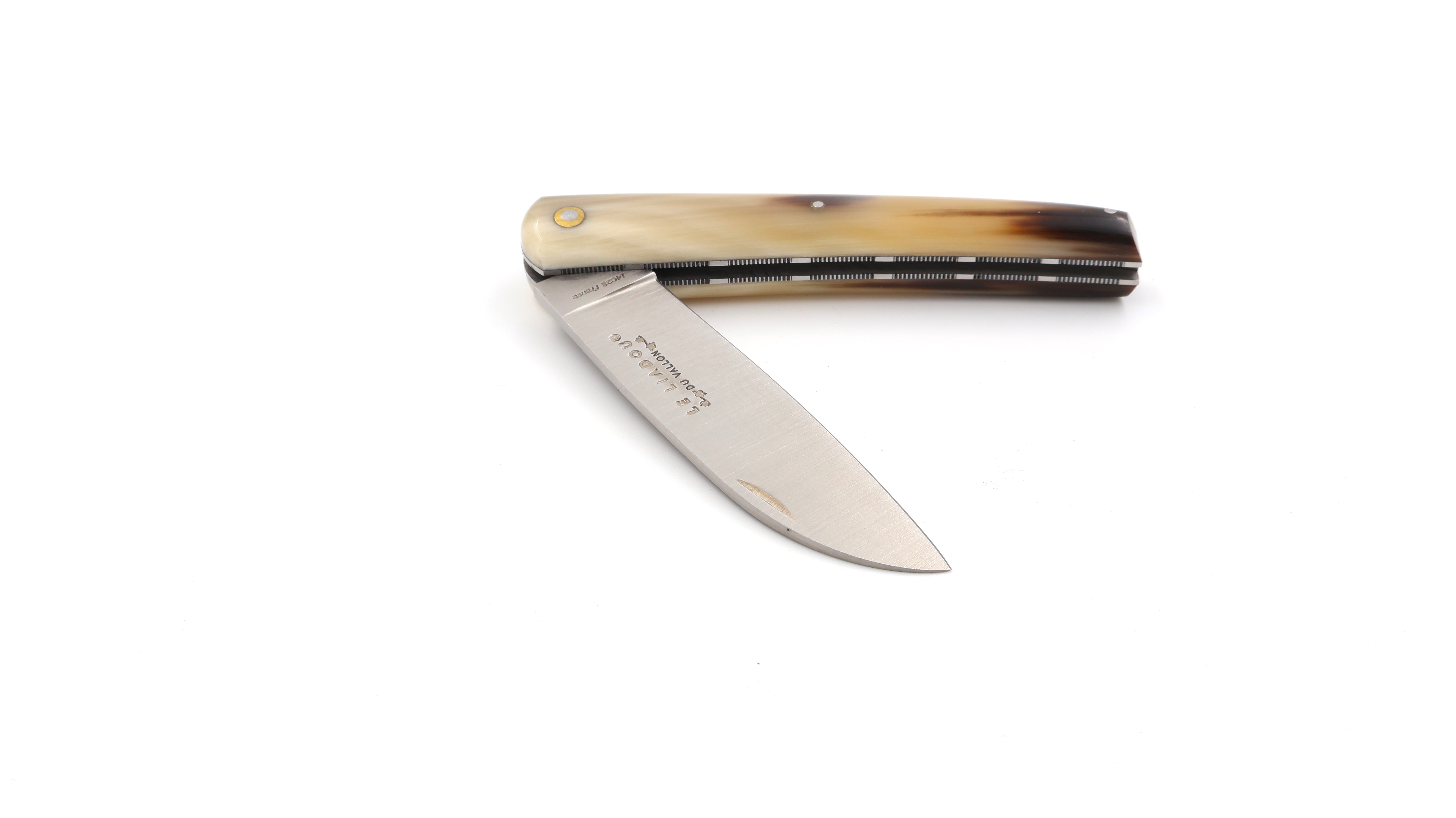 Liadou du Vallon® Winzermesser Hornspitze guillochiert 12 cm
