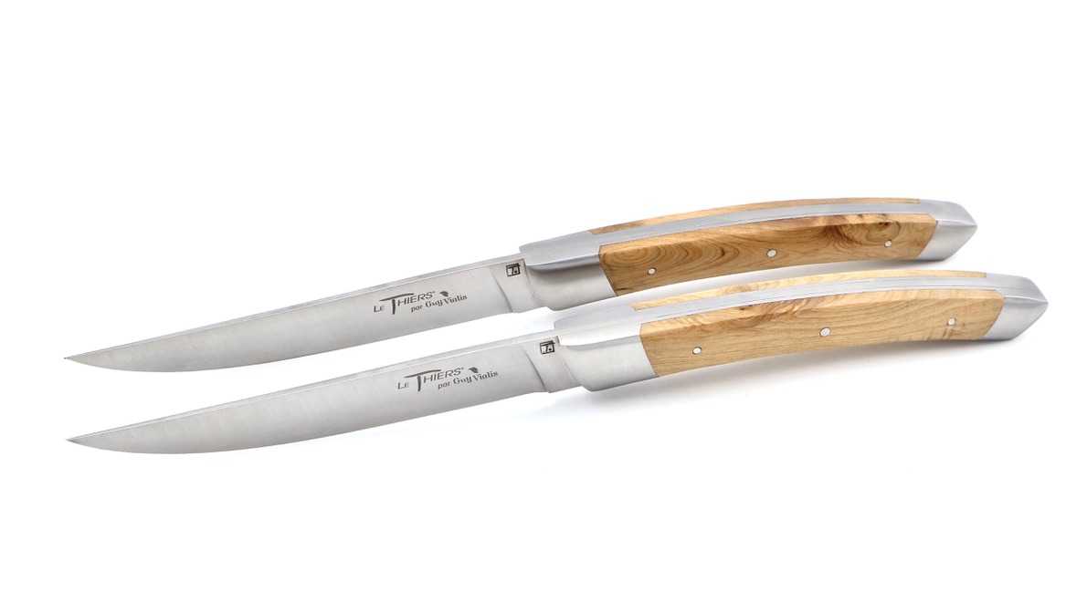 Château Laguiole Signature Steakknives juniper set of two