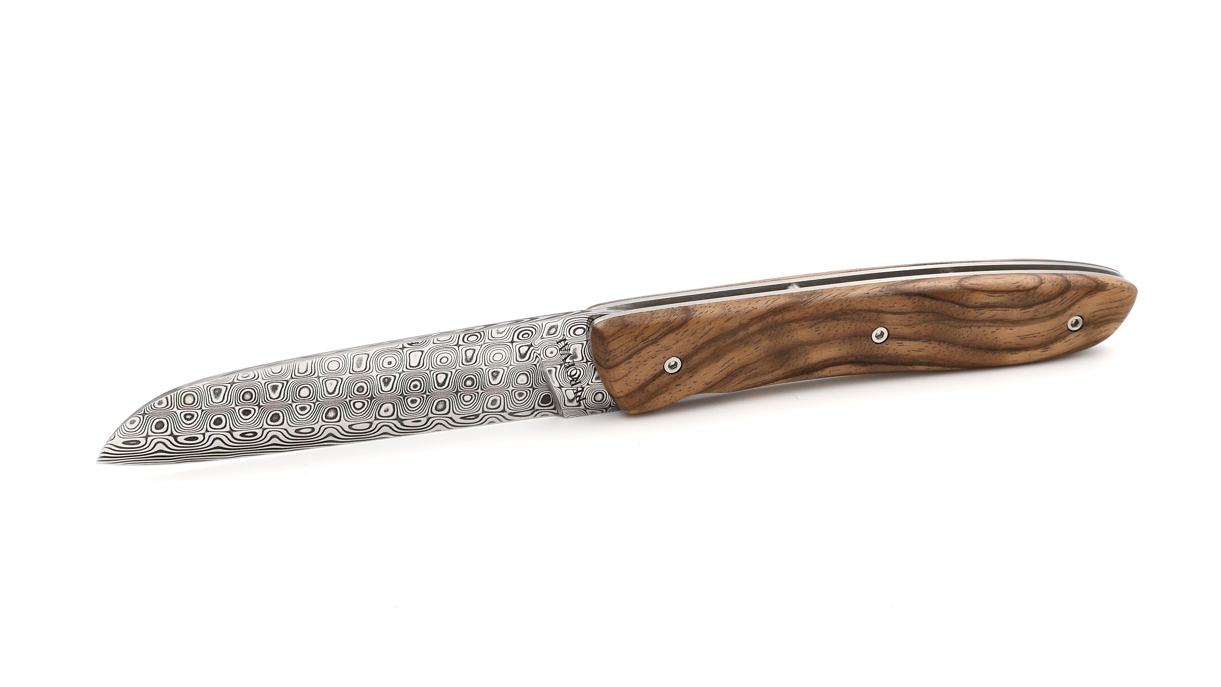 PERCEVAL L08 damascus walnut brulwood