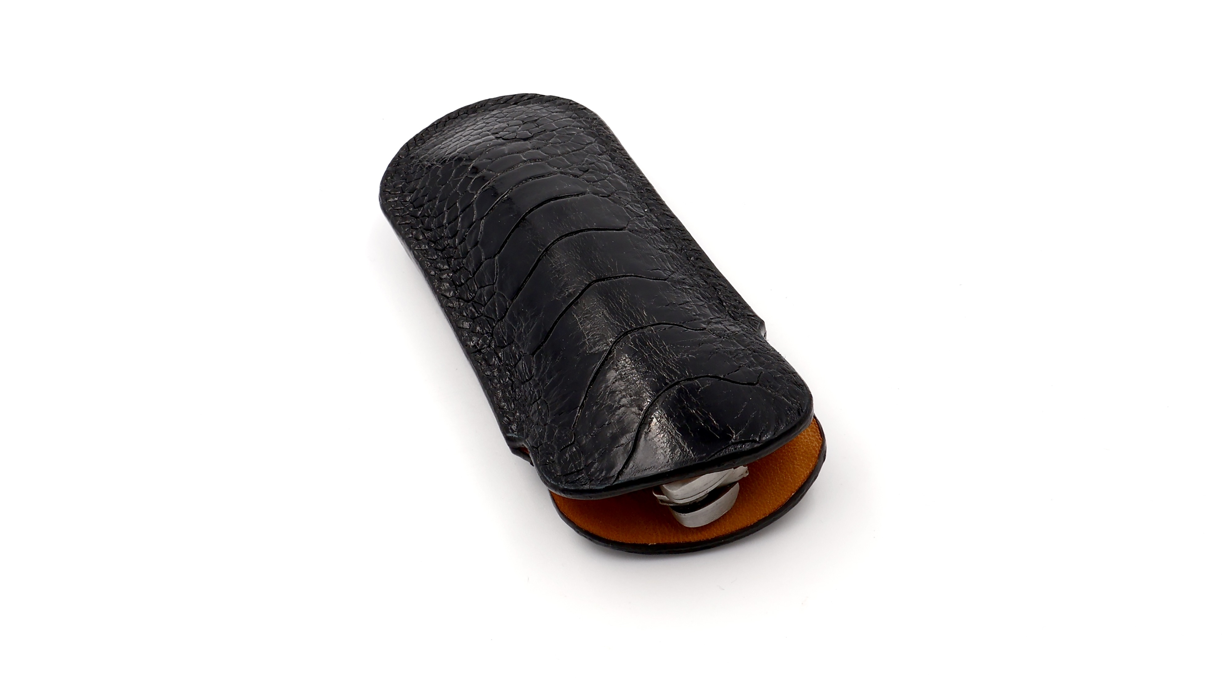 Atelier N°7 otrichleg leather black 14,5 cm