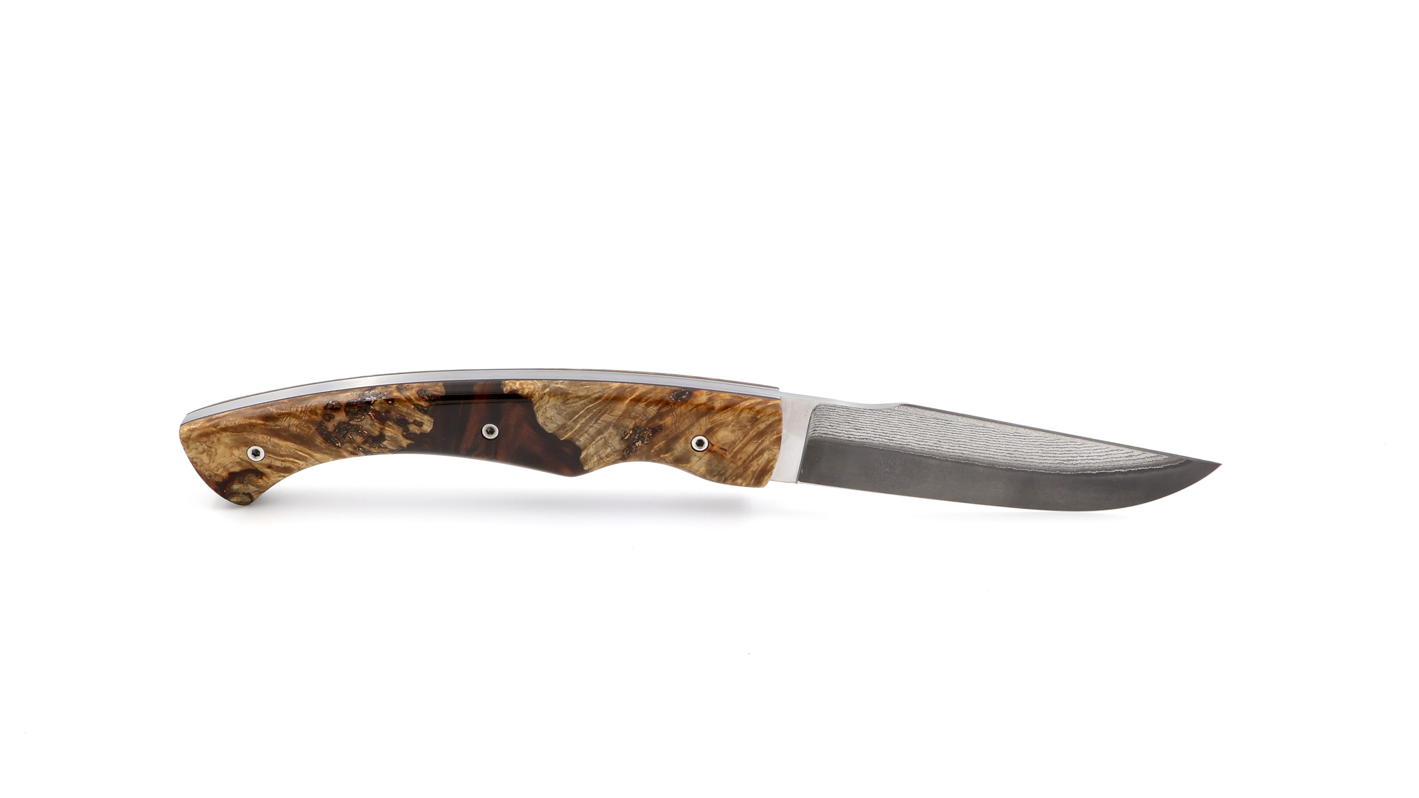KLEOS Taschenmesser LYKOS Hybrid VG10 Damastklinge