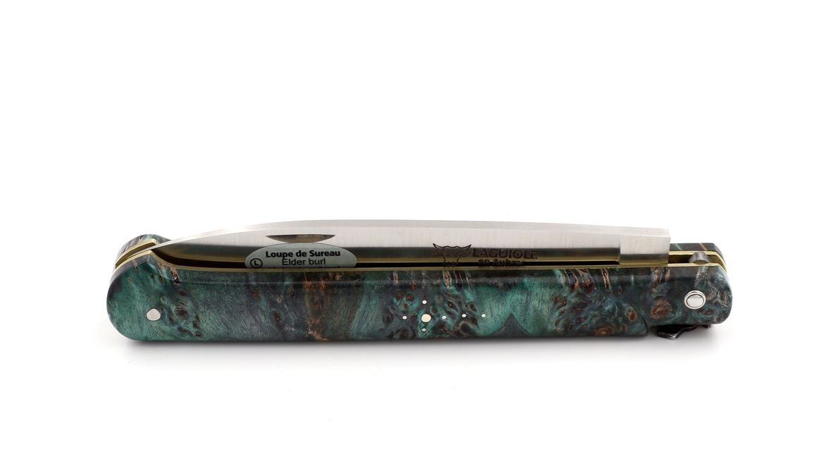 Laguiole en Aubrac DROIT unique piece elder burlwood