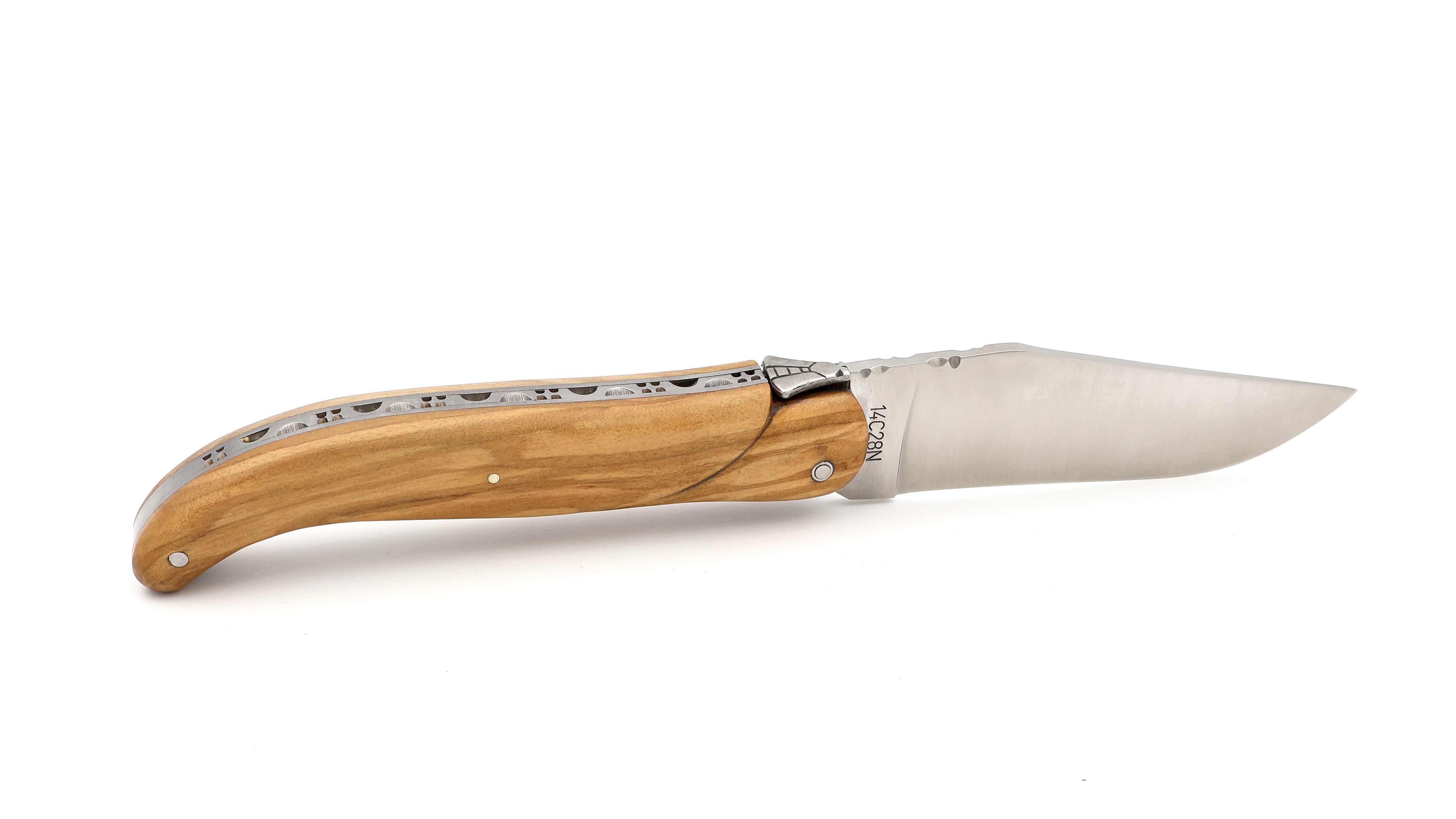 Laguiole en Aubrac Laguiole hunting knife 14 cm olive wood