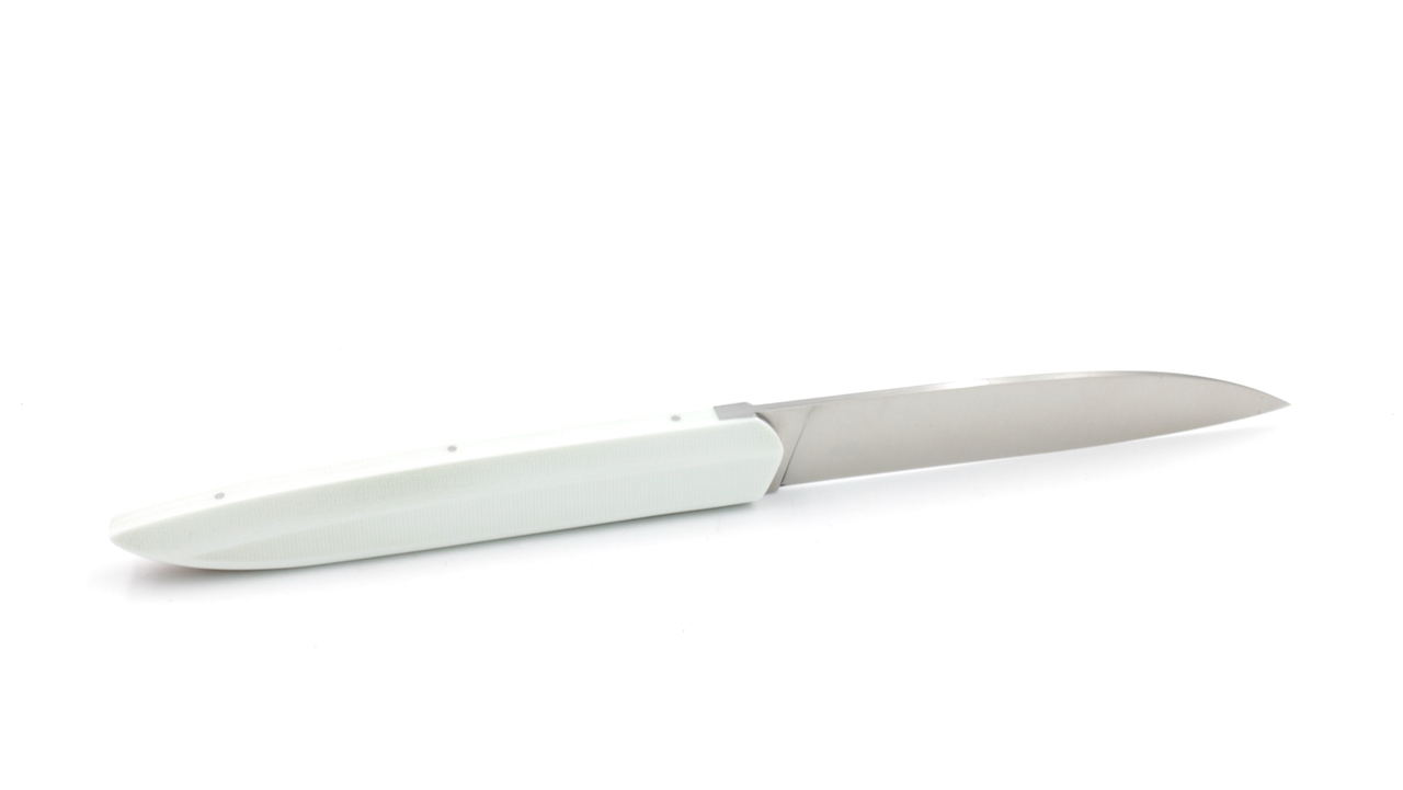 Roland LANNIER Tafelmesser White and Bamboo (G10) Set 4-tlg.