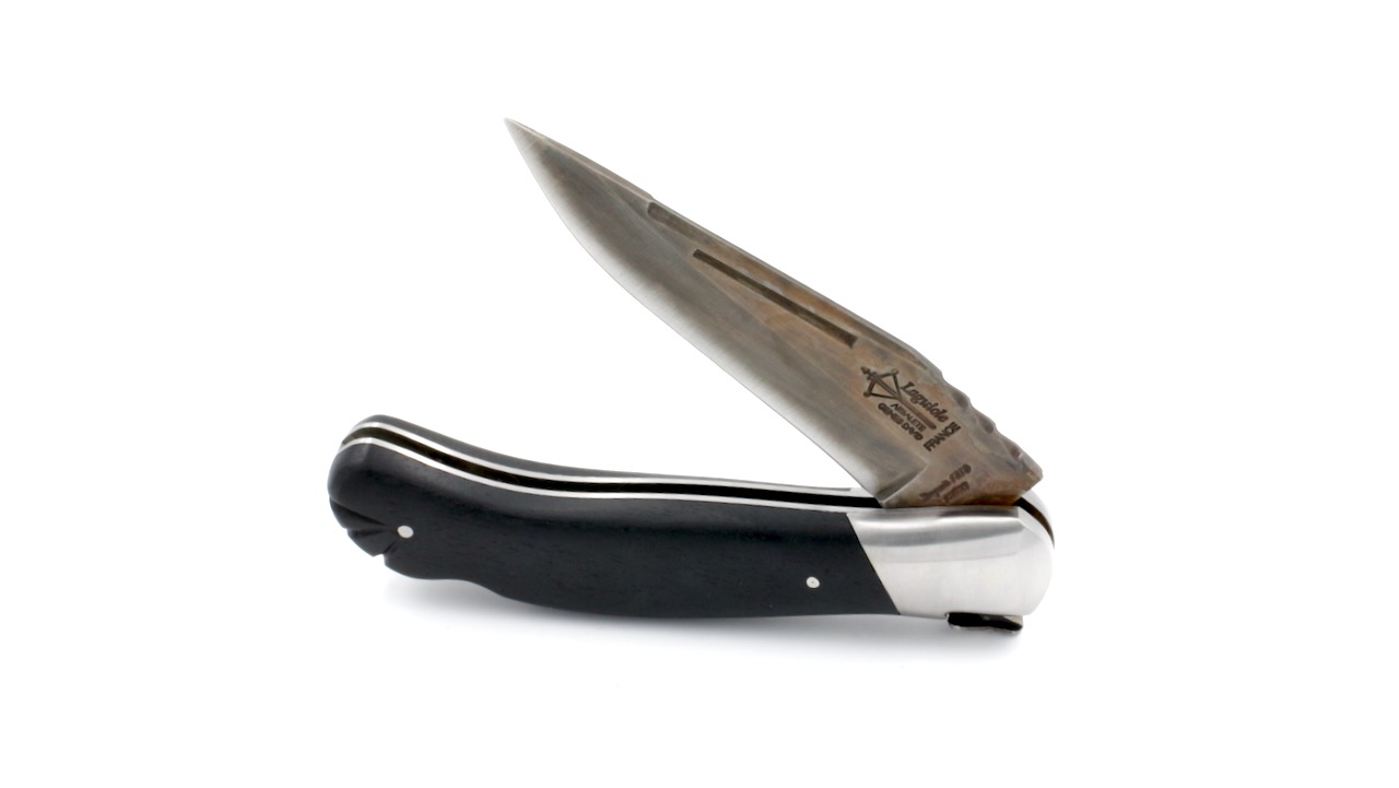 ARBALETE G. David  Laguiole hunting knife CELTIC antique ebony mat