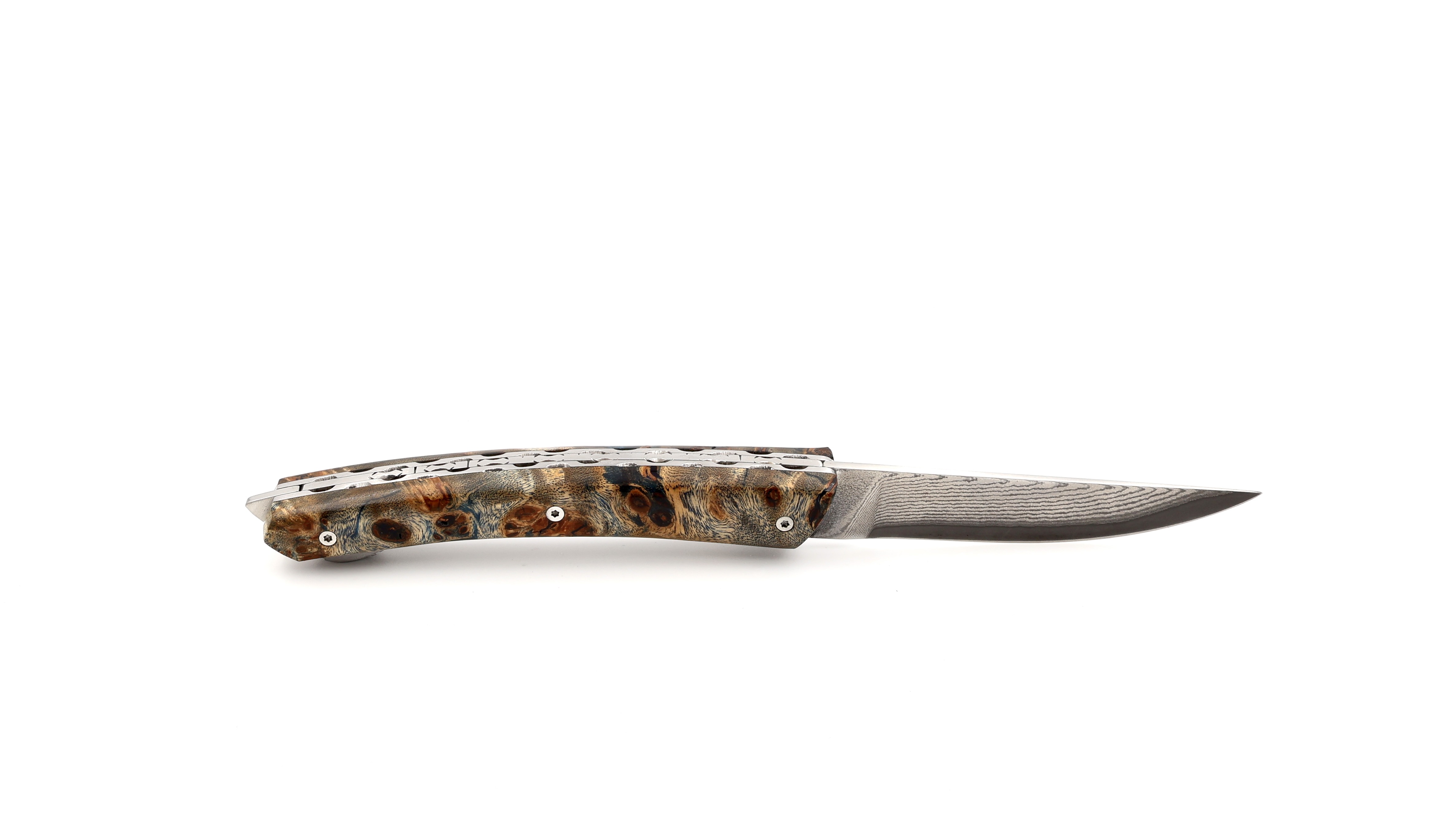 Claude DOZORME Thiers VERROU poplar damascus blade Claude DOZORME Thiers VERROU poplar damascus blade