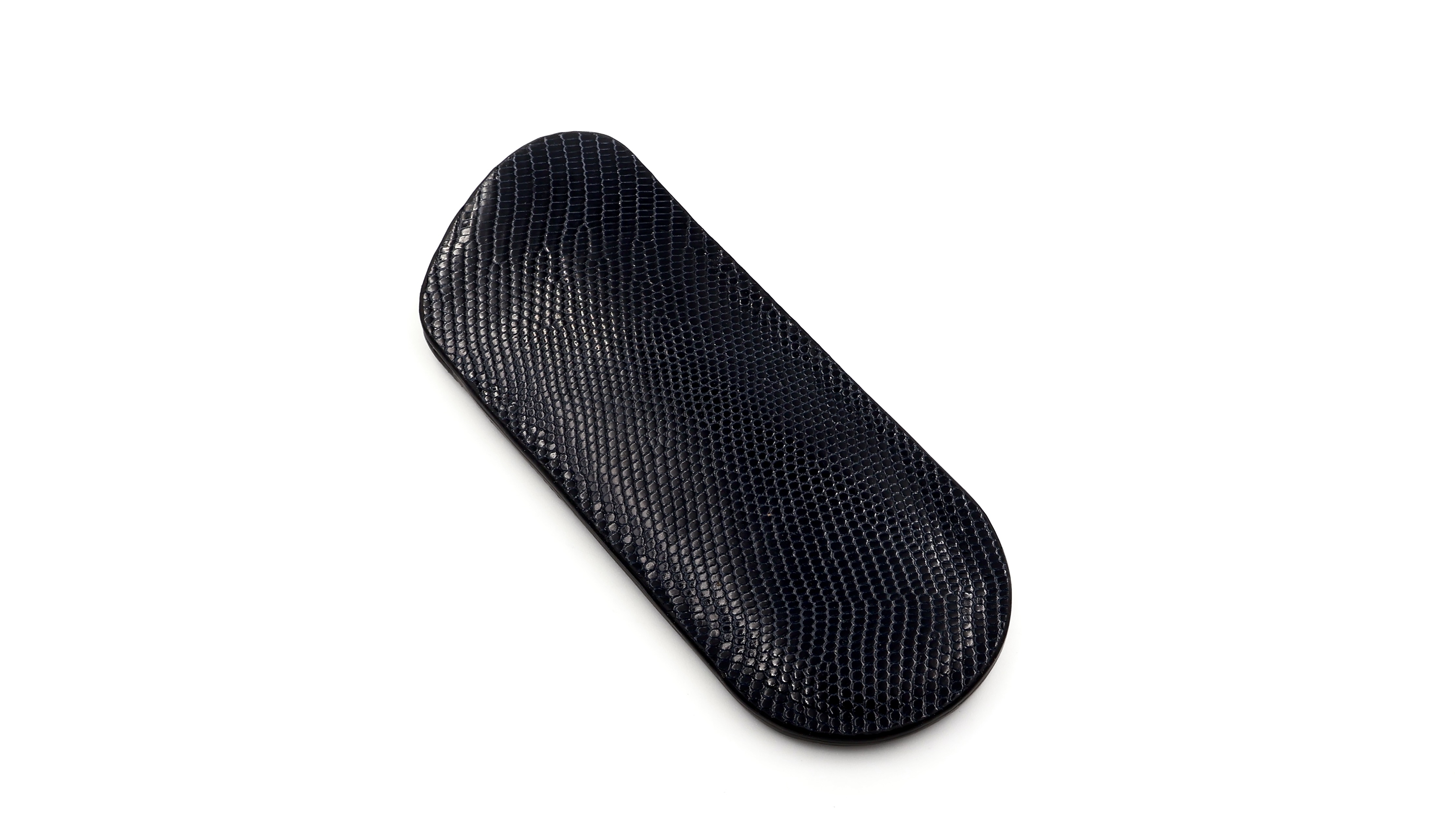 Atelier N°7 Stecketui Echsenleder schwarz 14 cm    