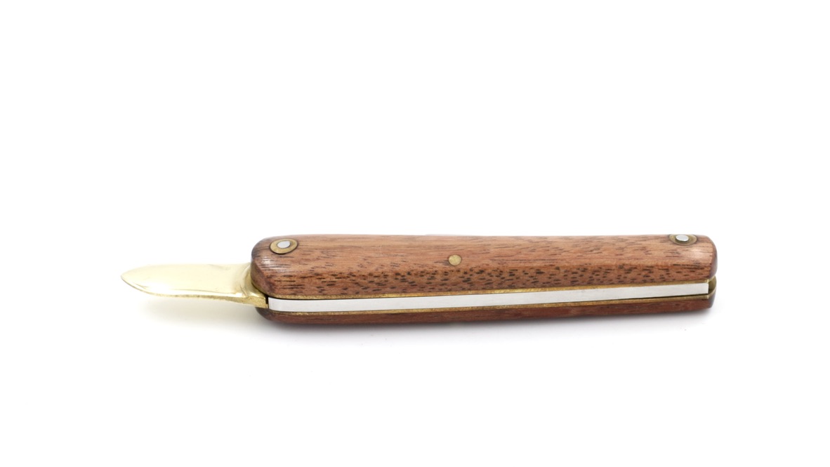 AU SABOT small garden slip join knife bubinga wood