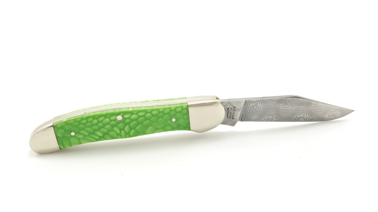 Robert Klaas Solingen Copperhead juma® green DSC® Damascus