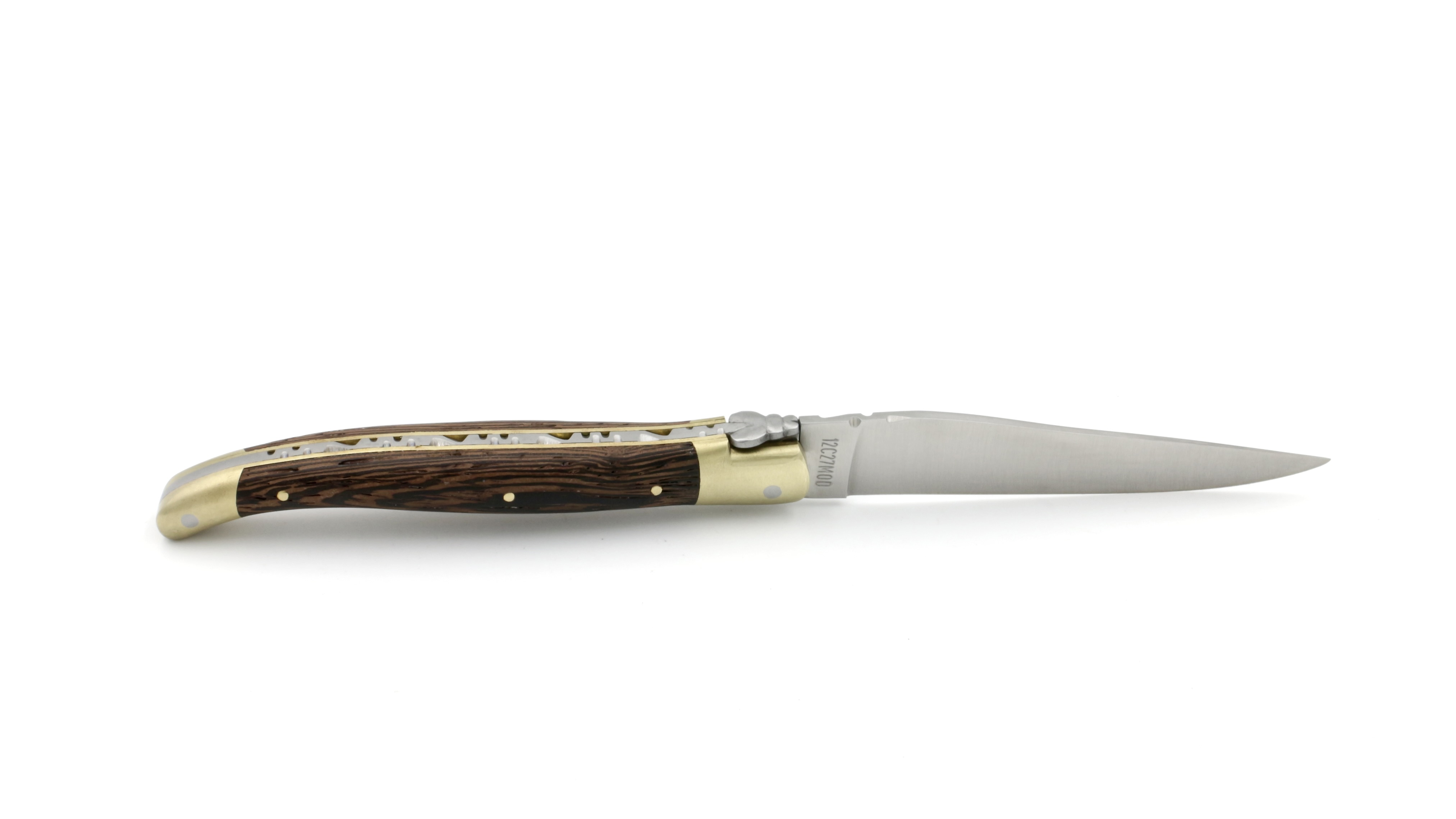 Laguiole en Aubrac Wenge Messingbacken matt 12 cm