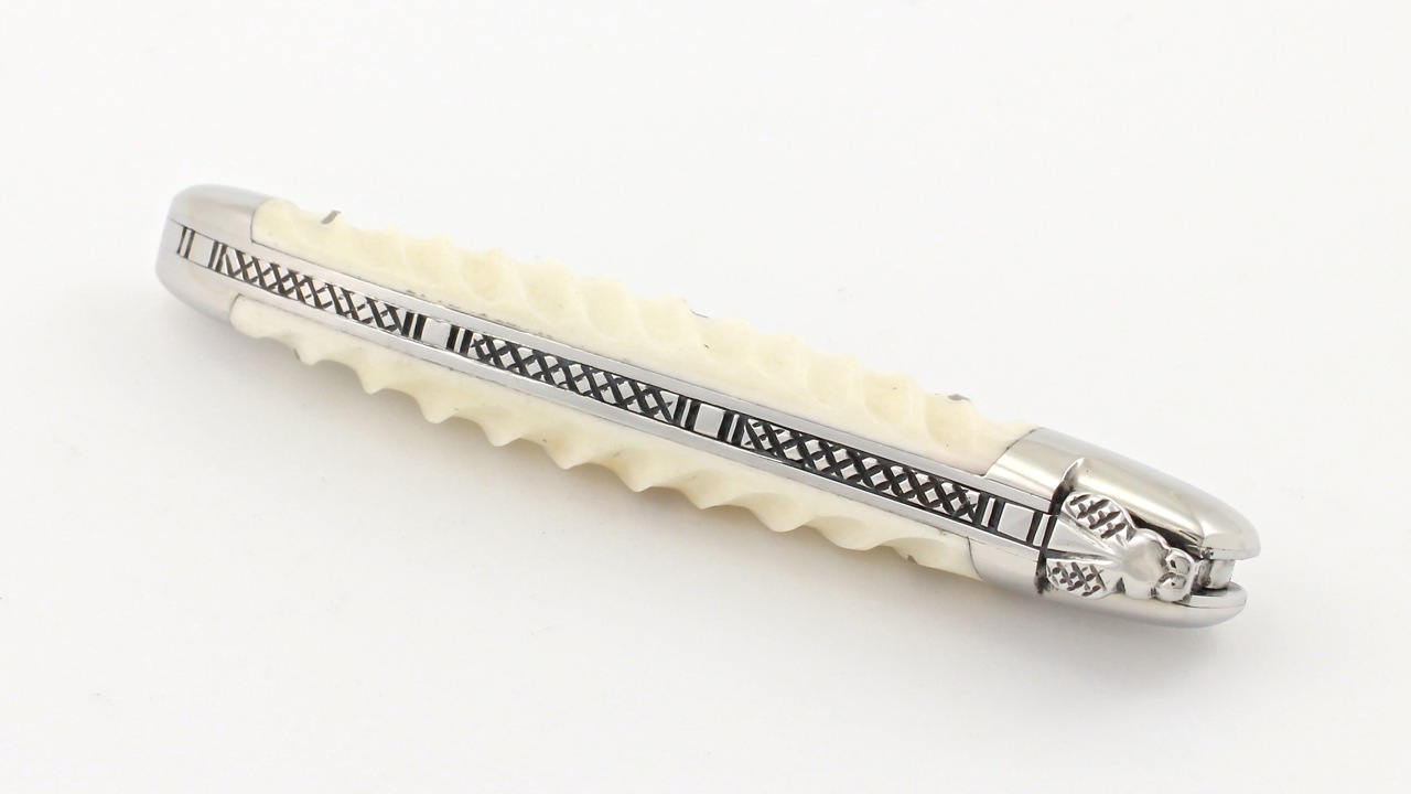 Laguiole en Aubrac Torsadé Knochen 12 cm