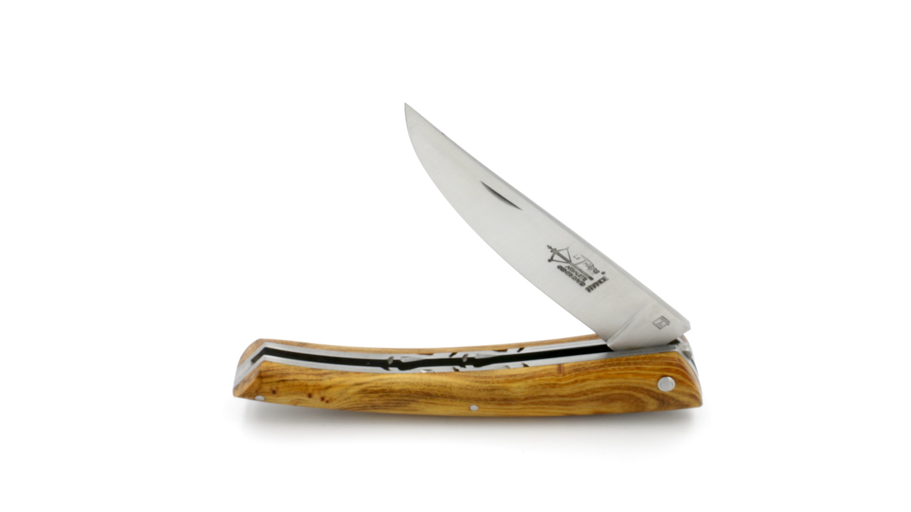 ARBALETE G. David  Thiers knife doubleplates pistachio