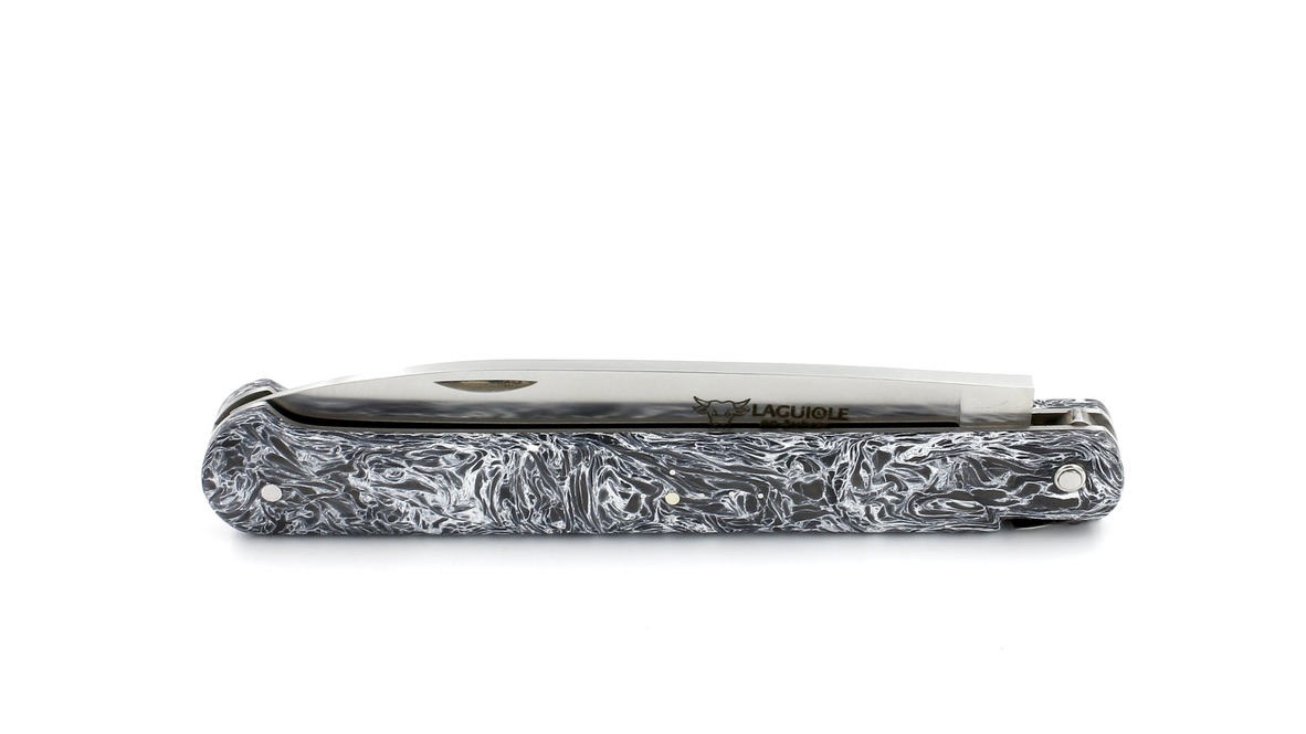 Laguiole en Aubrac DROIT unique piece FAT CArbon polaire