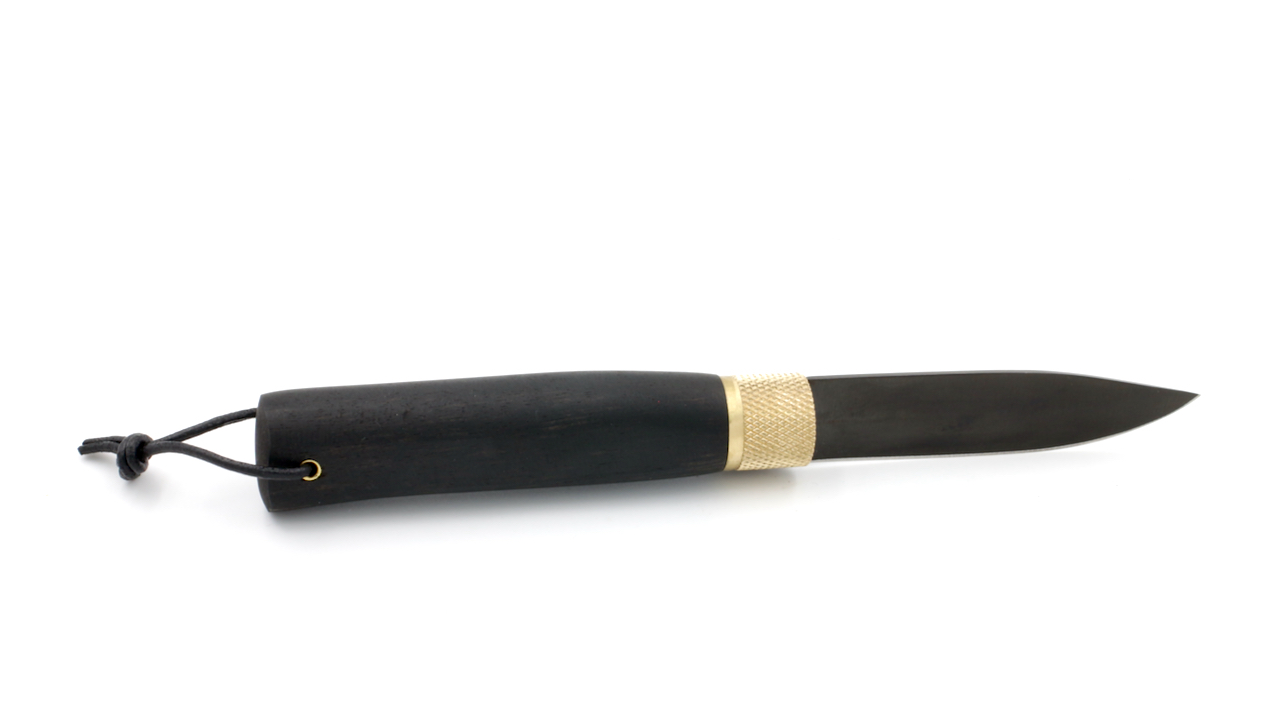 JOSÉ DA CRUZ folding knife Luxurious ebony PVD blade