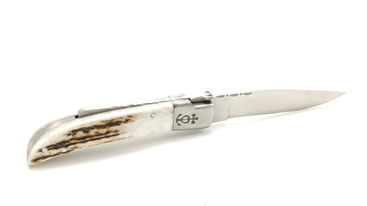 20093-6 Le Camarguais knife stag horn 10 cm