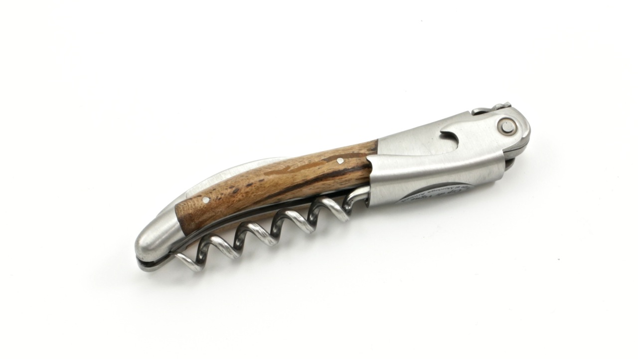 Laguiole Sommeier knife Grand Vins Prstige Barrel oak