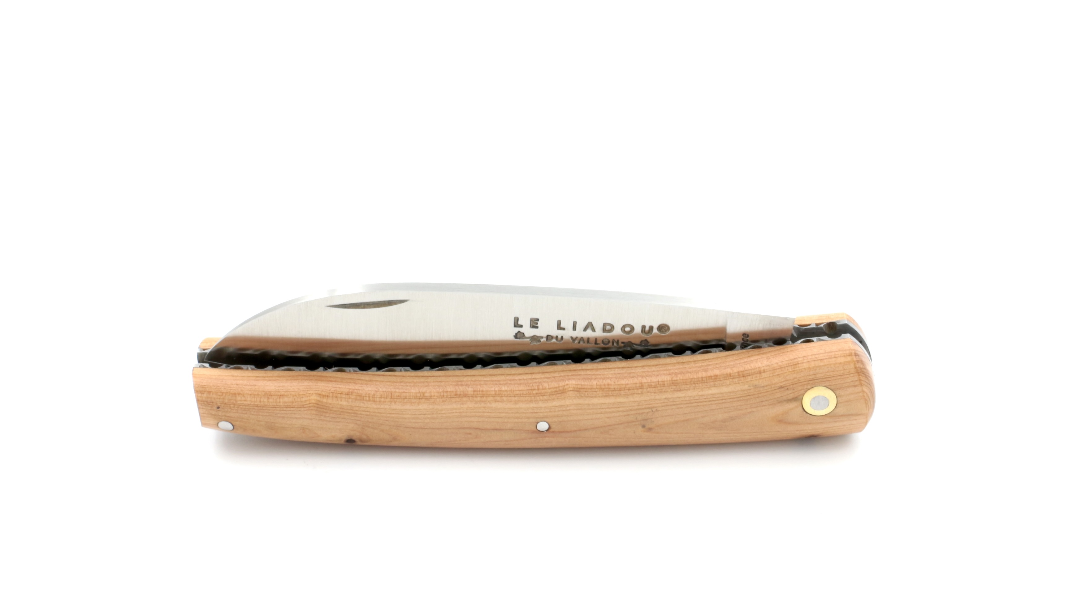 Liadou du Vallon® Winzermesser Wacholder guillochiert 12 cm 
