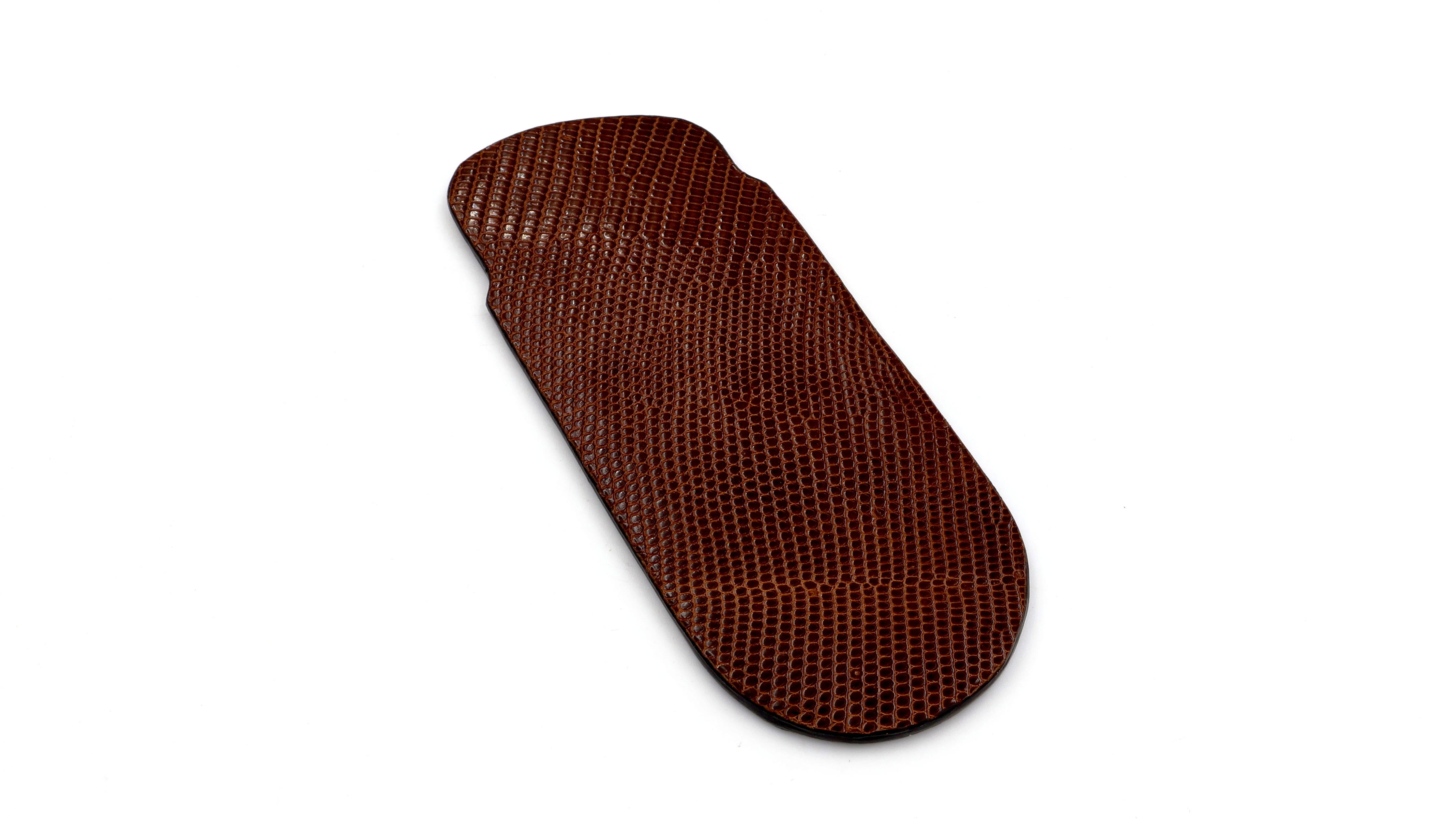 Atelier N°7 Stecketui Echsenleder braun 14,5 cm     
