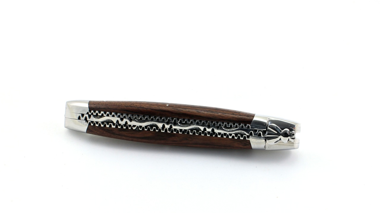 Honoré Durand Laguiole  Doppelplatine Veilchenholz poliert 12 cm
