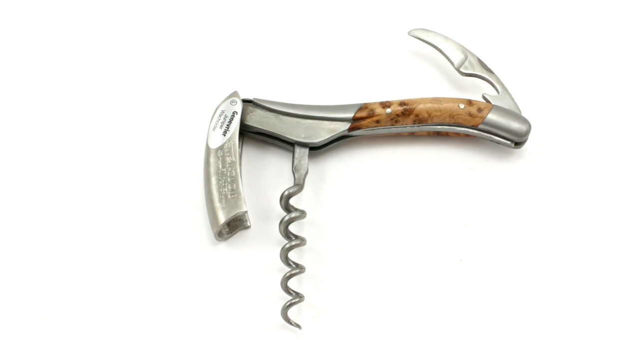 Laguiole en Aubrac Laguiole Sommelier knife juniper handcarved