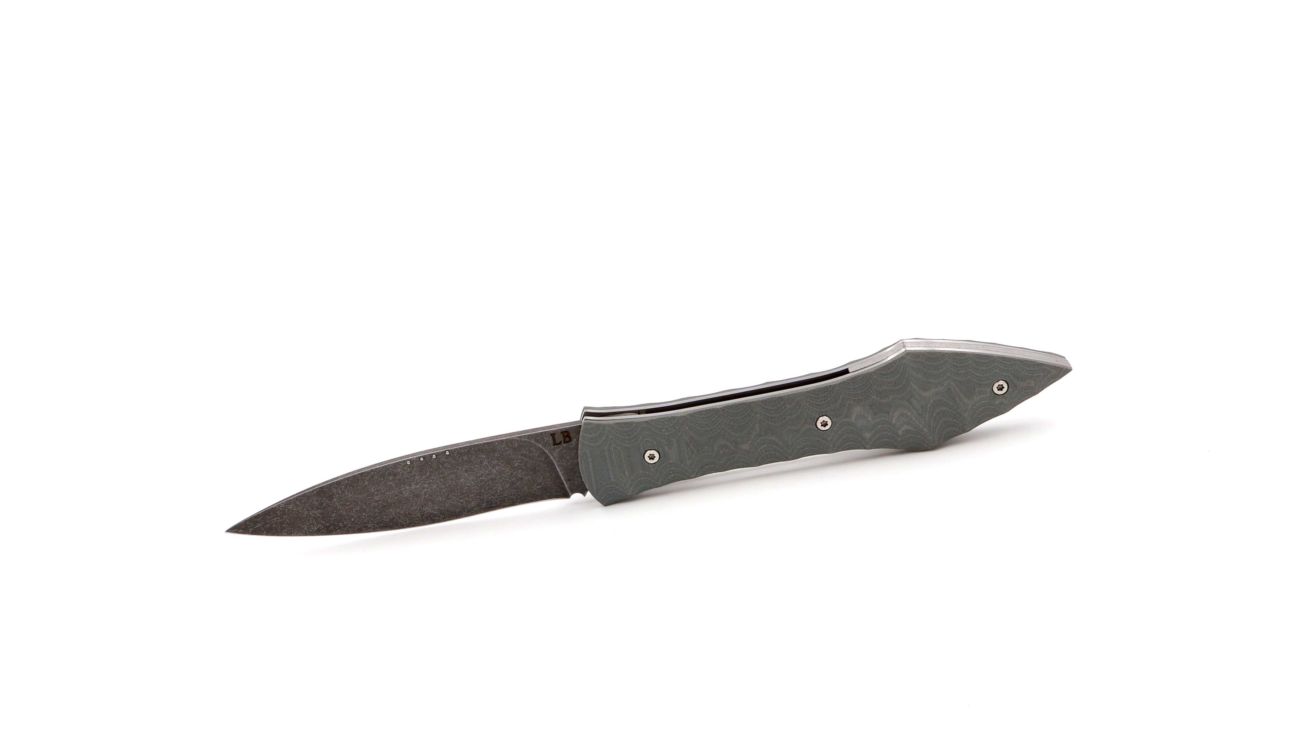 Laraud Blades L’Oegopsyde faceted grey G10
