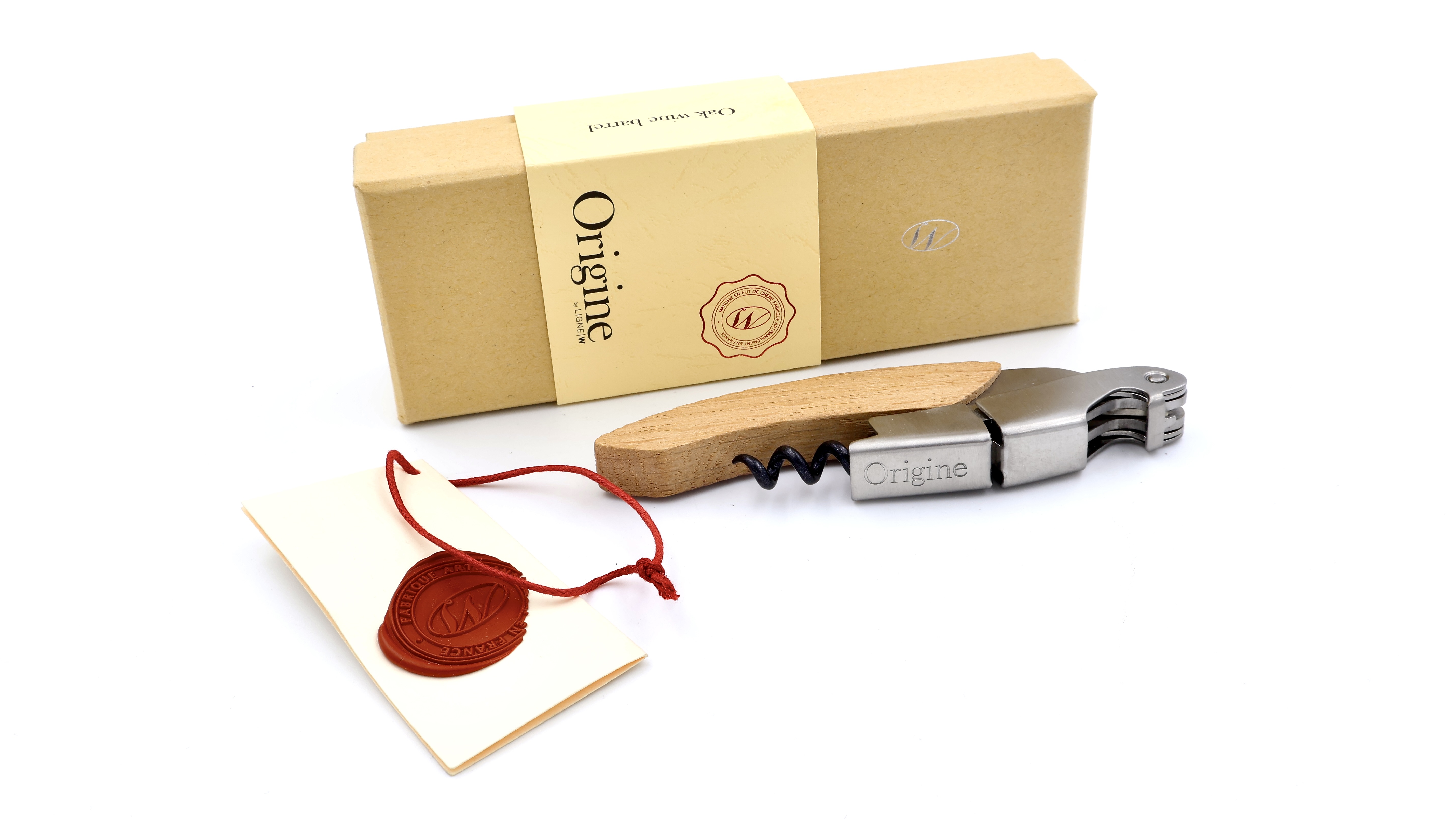 LIGNE W sommelier knife ORIGINE PRESTIGE barrel oak