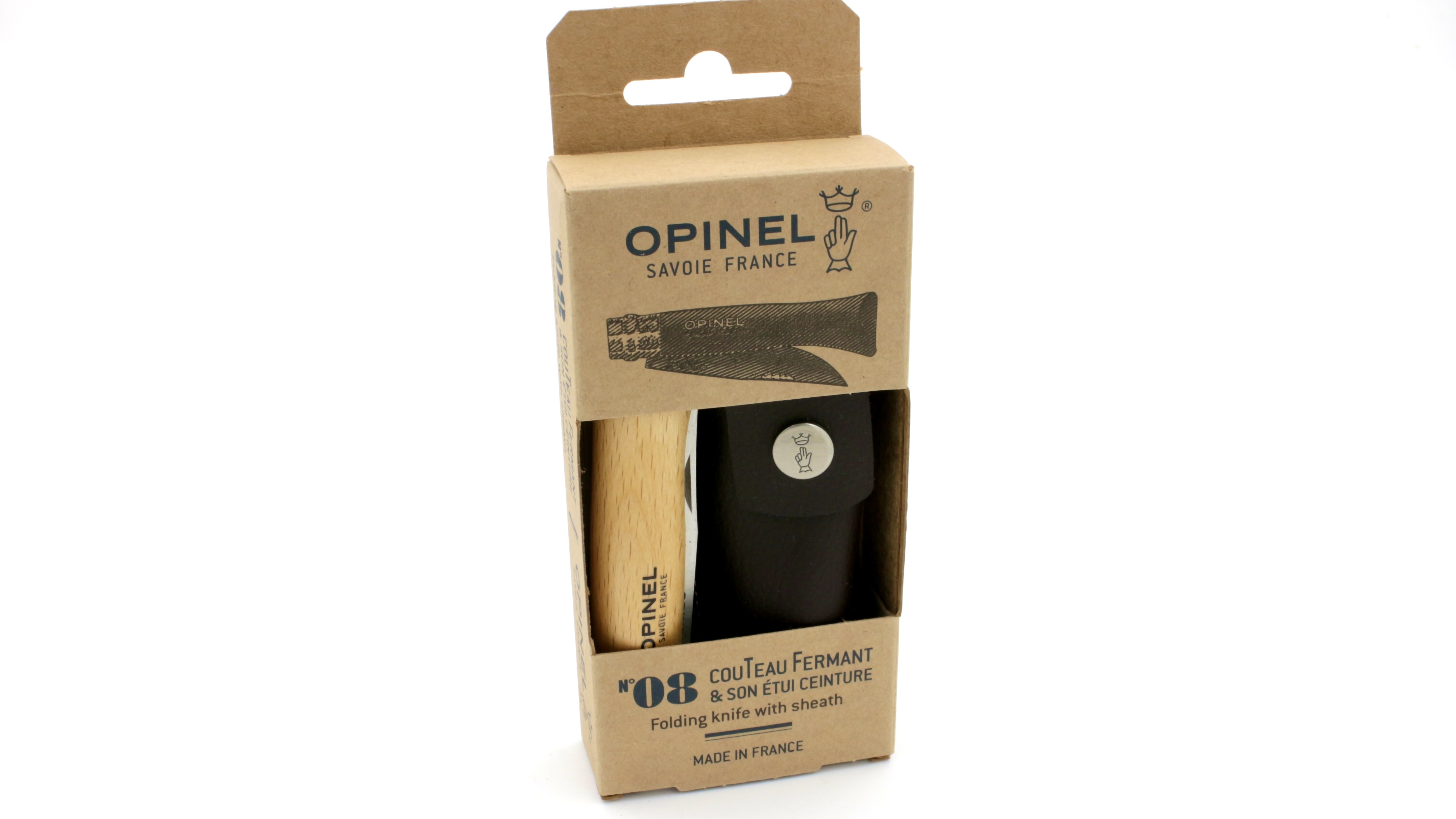 OPINEL N°8 stainless with sheat