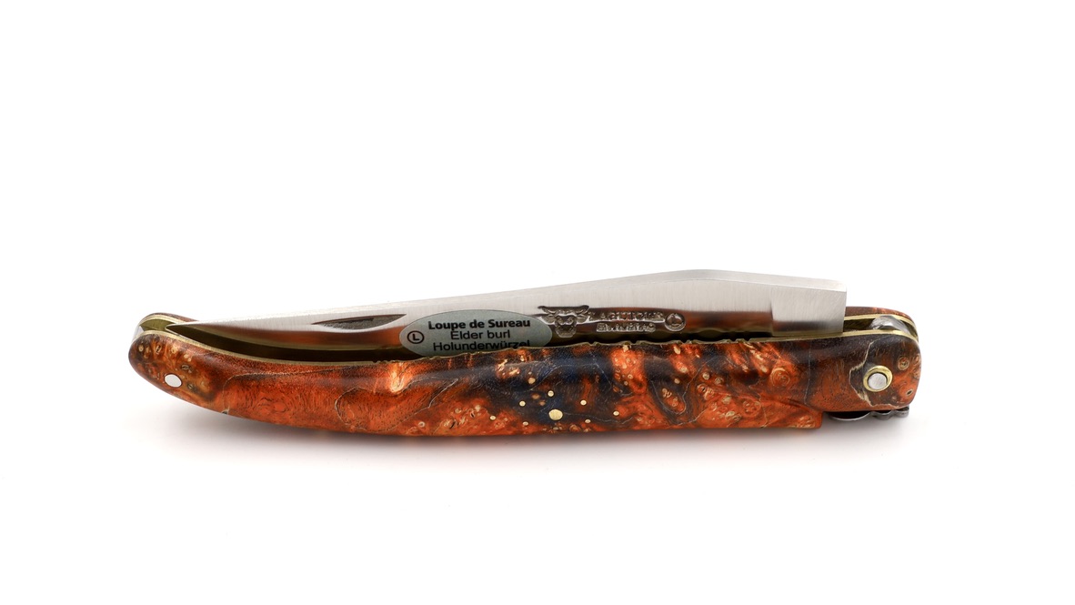 Laguiole en Aubrac Meisterstück ECLIPSE Holunder-Wurzelholz 12 cm 