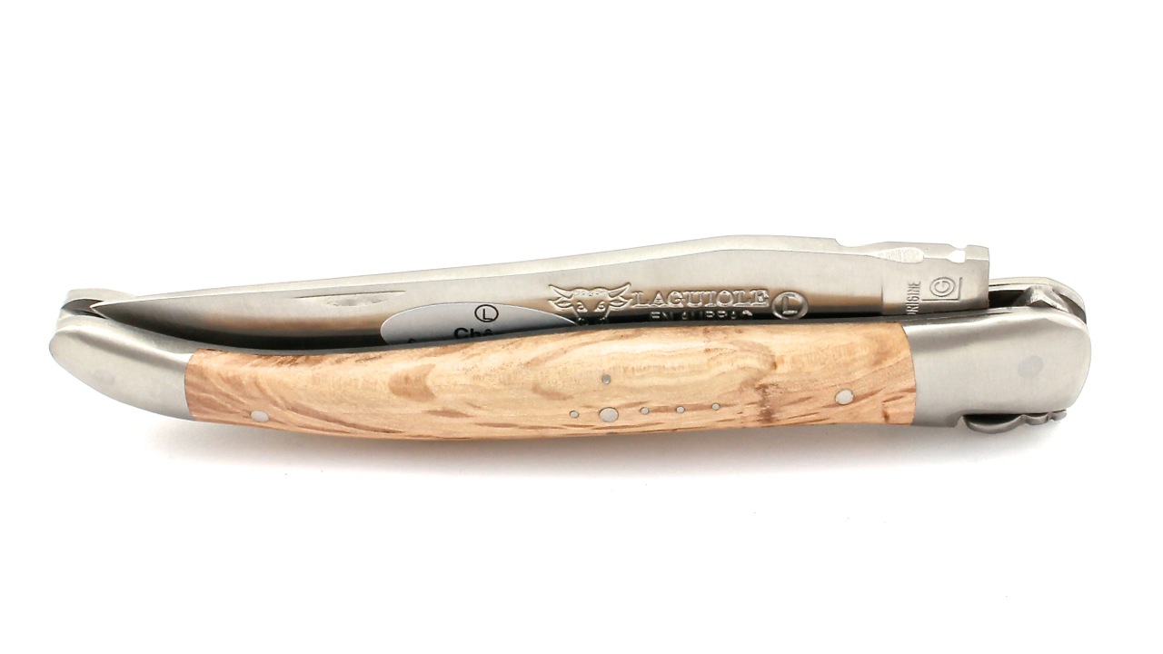 Laguiole en Aubrac grüne Eiche 12 cm