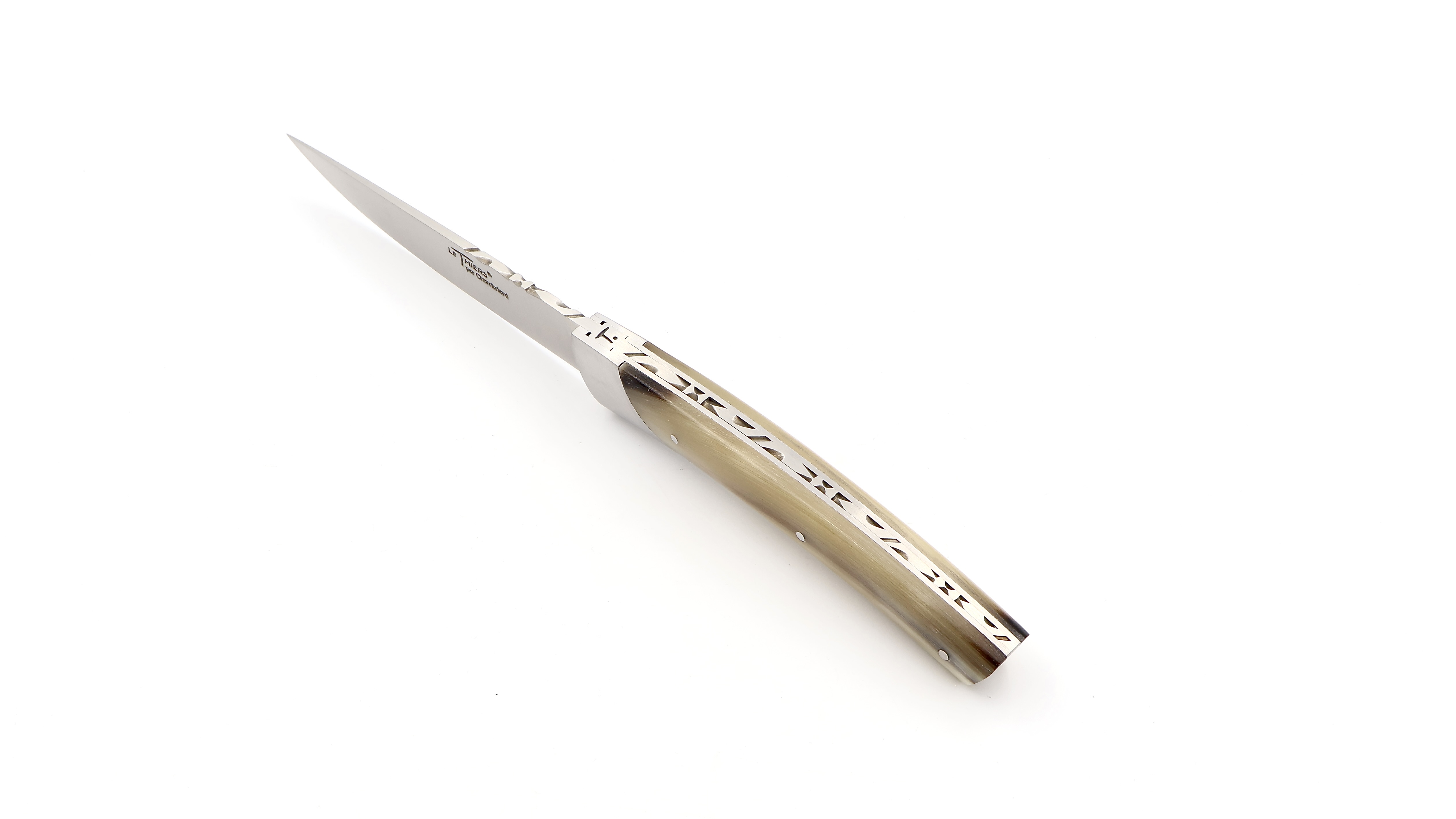 Chambriard Thiers steak knife flamed horn tip