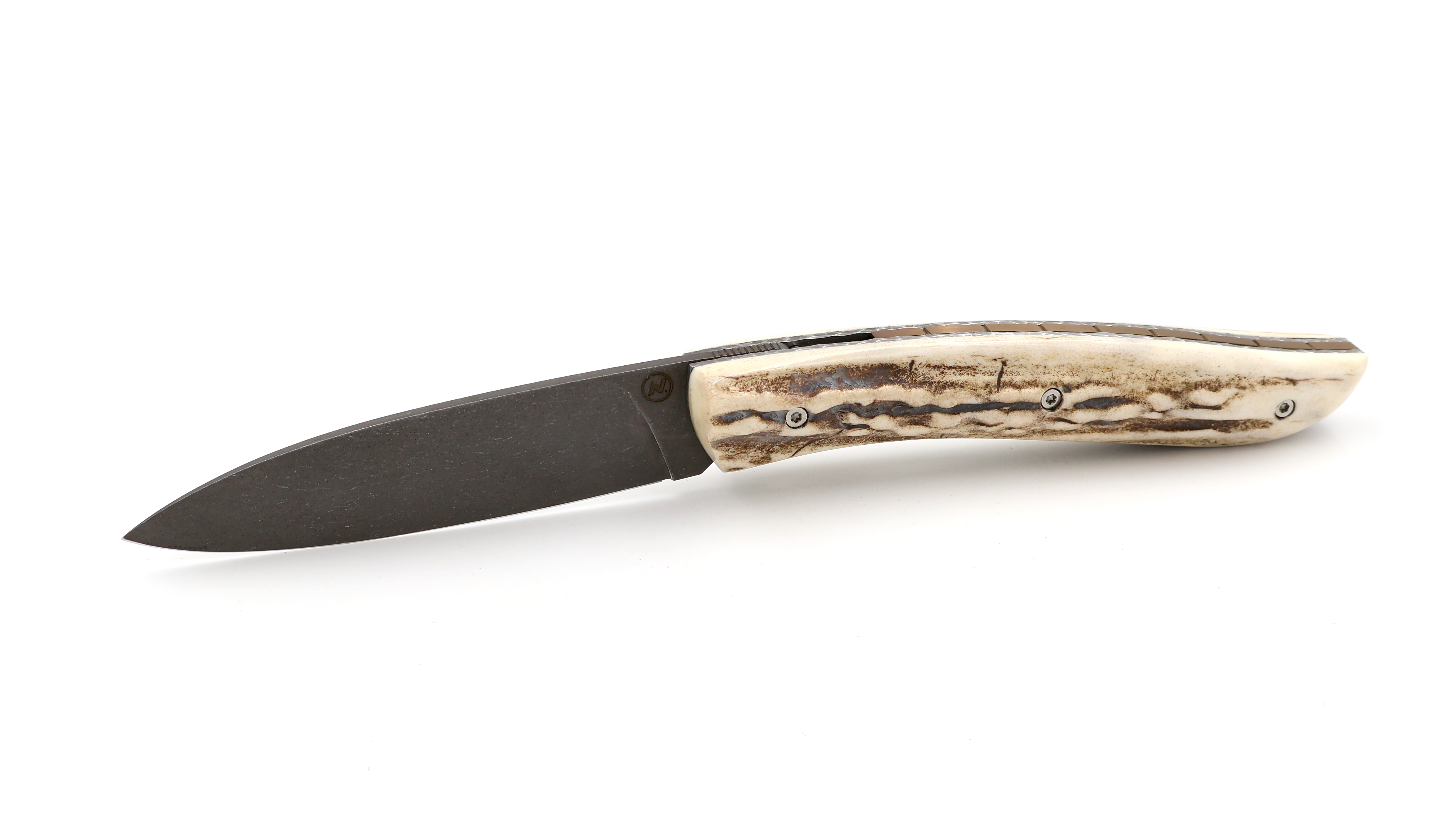 Tim Bernard NÉVÉ indisches Sambar-Hirschhorn stonewashed Klinge