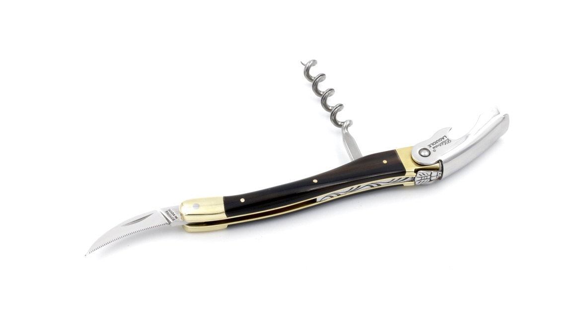 Château Laguiole CLASSIC Sommeliermesser THE FIRST Büffelhorn
