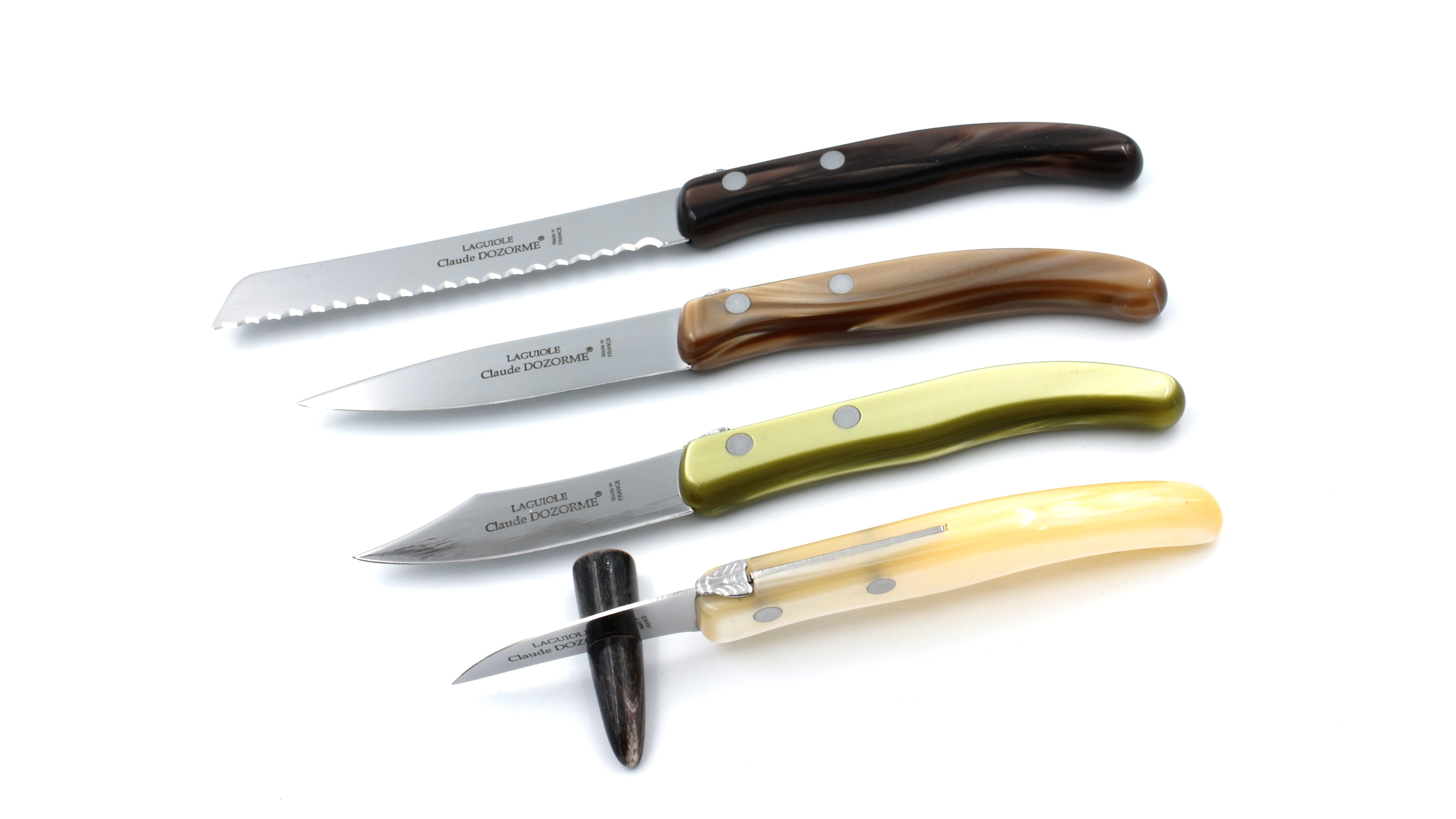 Claude DOZORME BERLINGOT kleines Küchenmesser Set 4-tlg.  