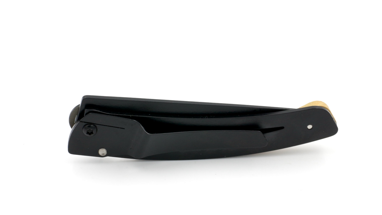 1-90-142-81N-E01-2 Claude DOZORME Thiers Liner Lock Black blade Buchs