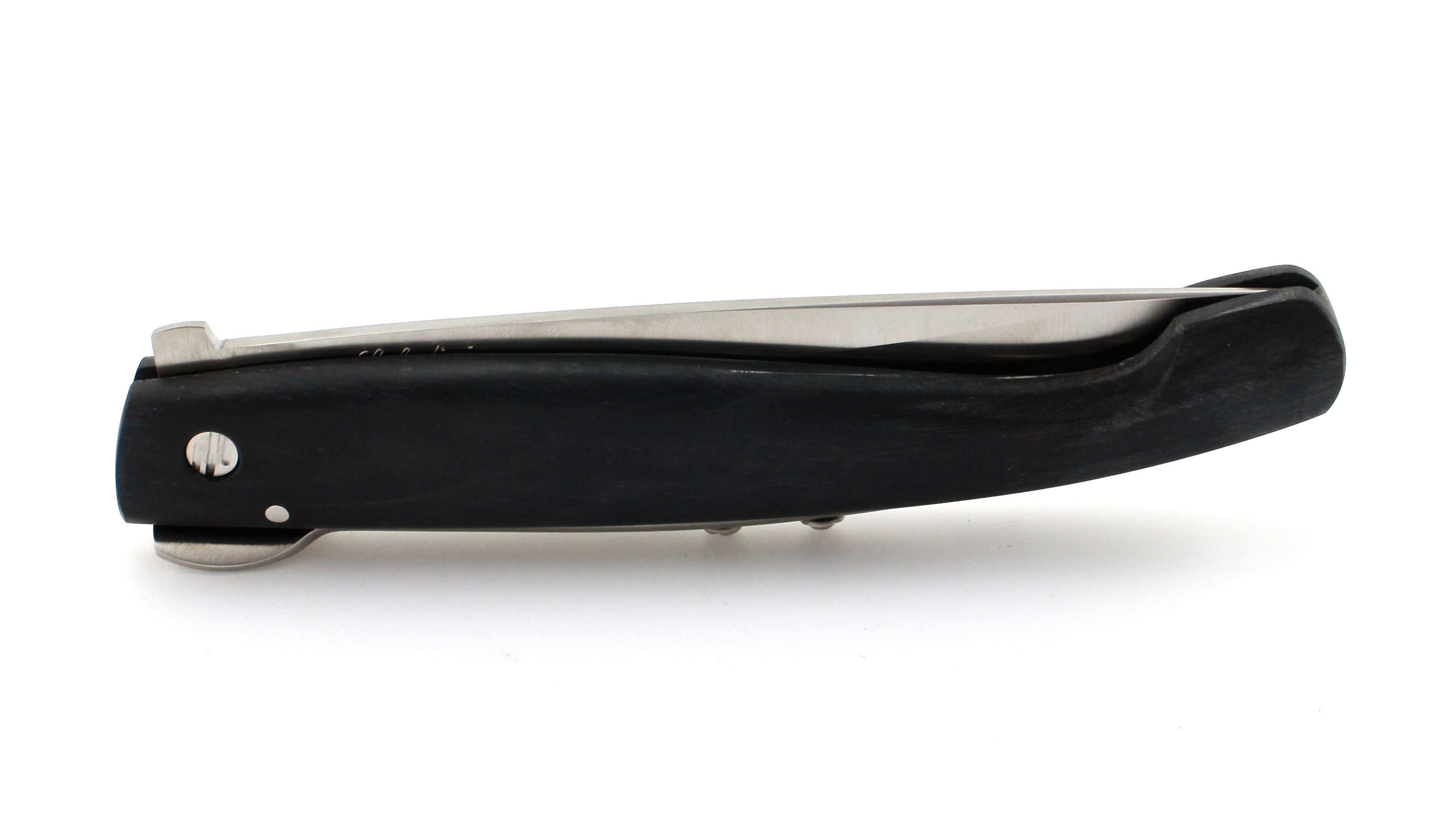 Saladini knife SARACCA romagnola 23,5 cm buffalo horn mat
