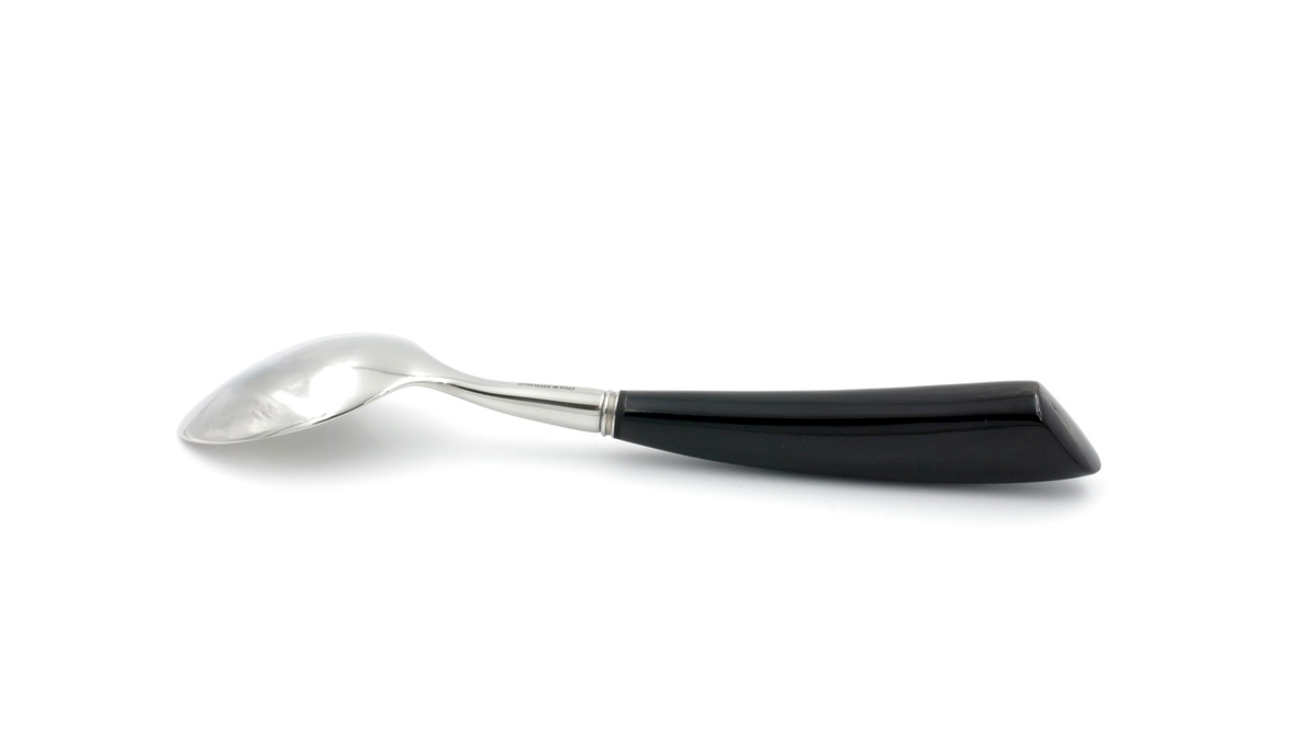 Saladini table spoon set of 6 buffalo horn 