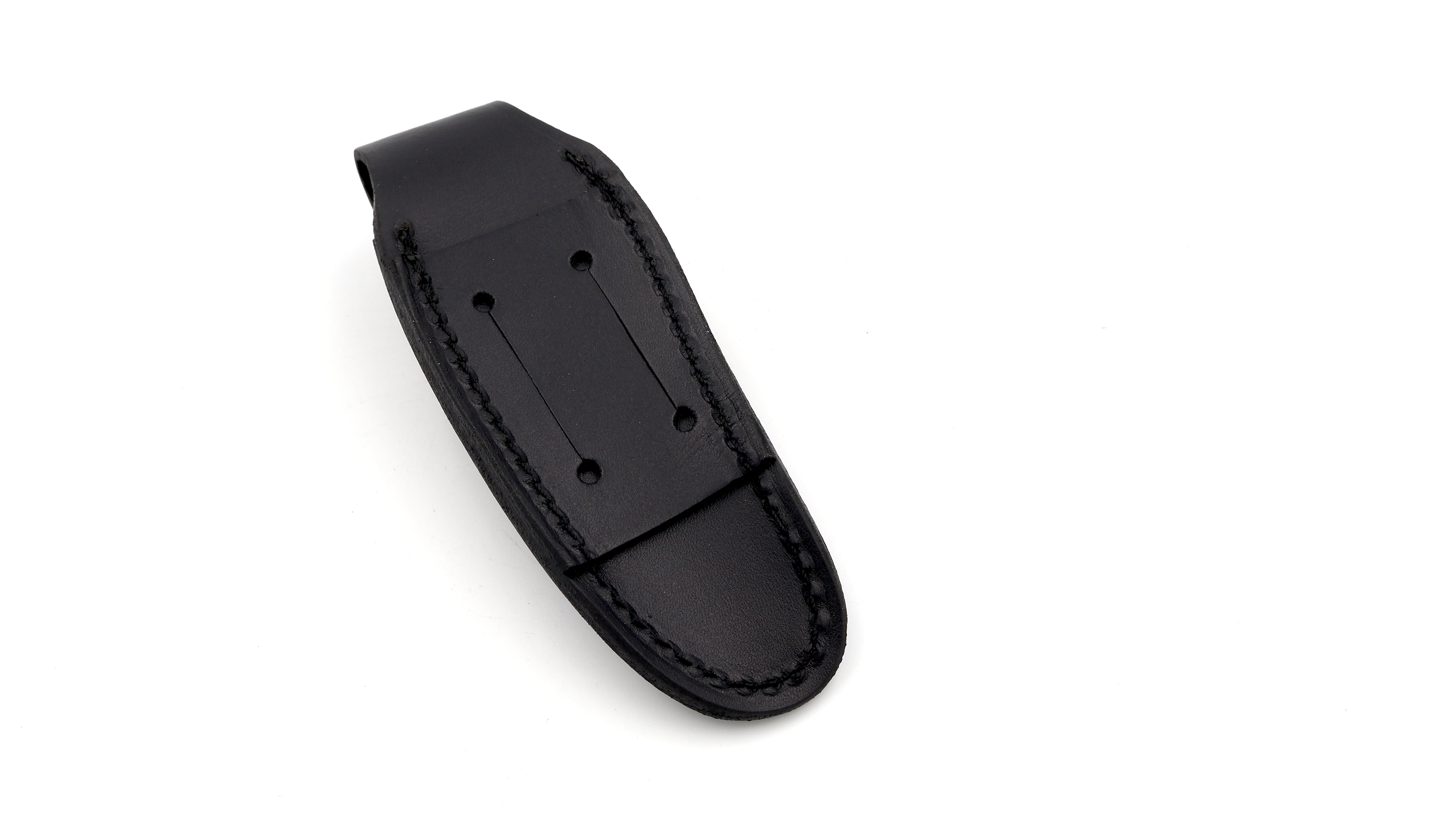 Le Camarguais Gürtel-Etui aus Leder mit Prägung