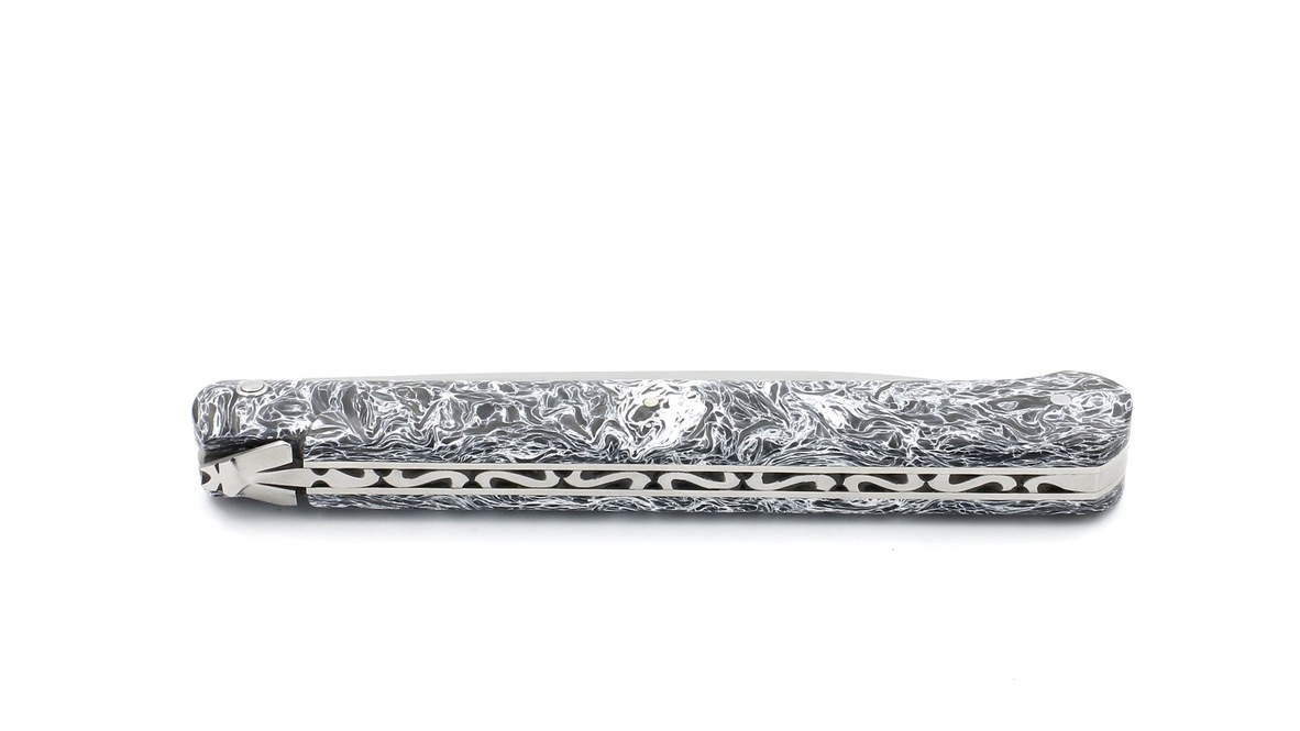 Laguiole en Aubrac DROIT unique piece FAT CArbon polaire