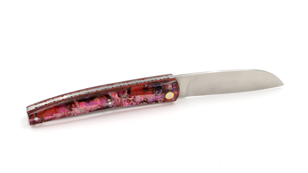 Liadou du Vallon® PETIT abalone red chiseled 10,5 cm